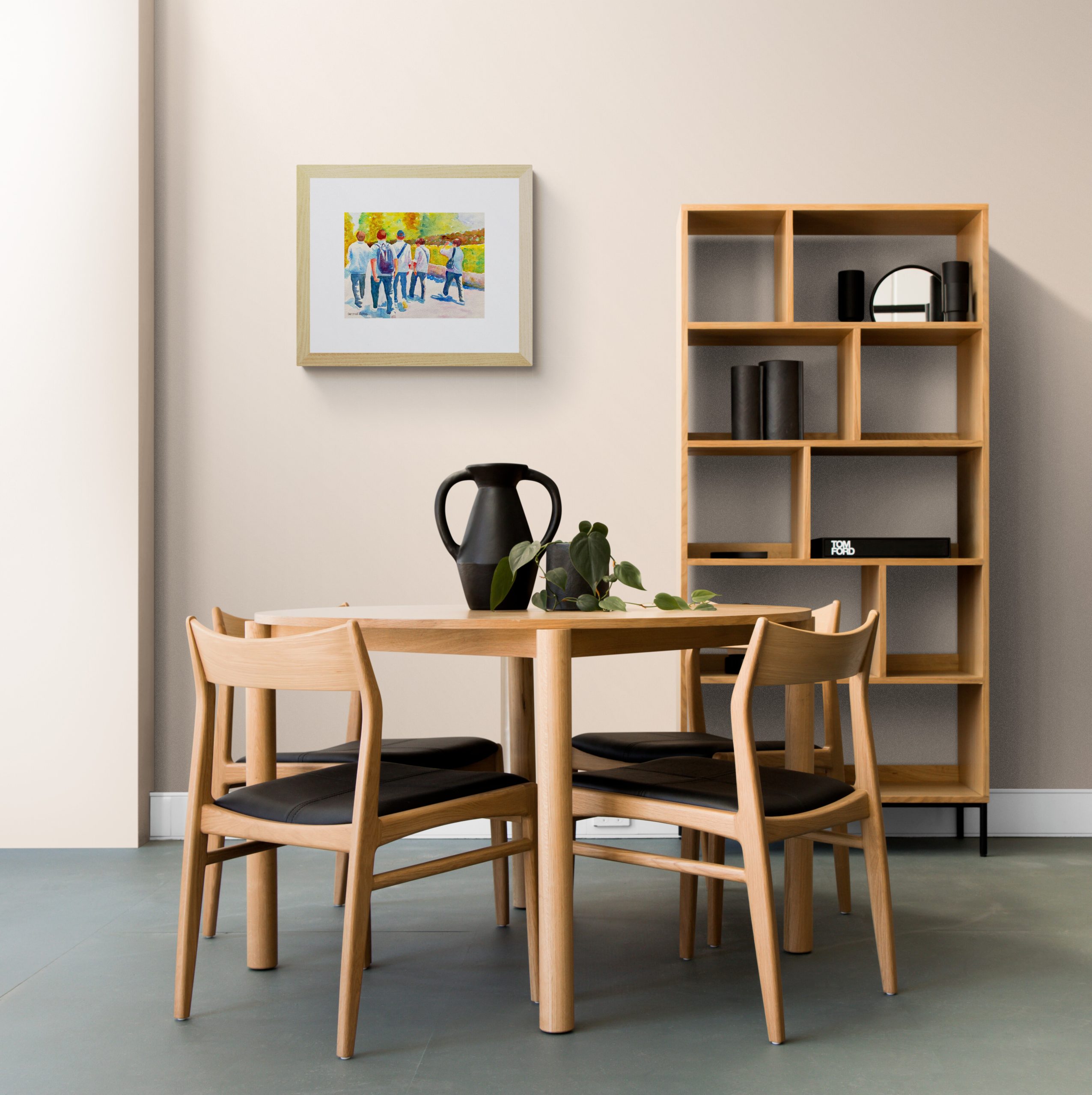 Bright Dining Room With Wooden Furniture(9)