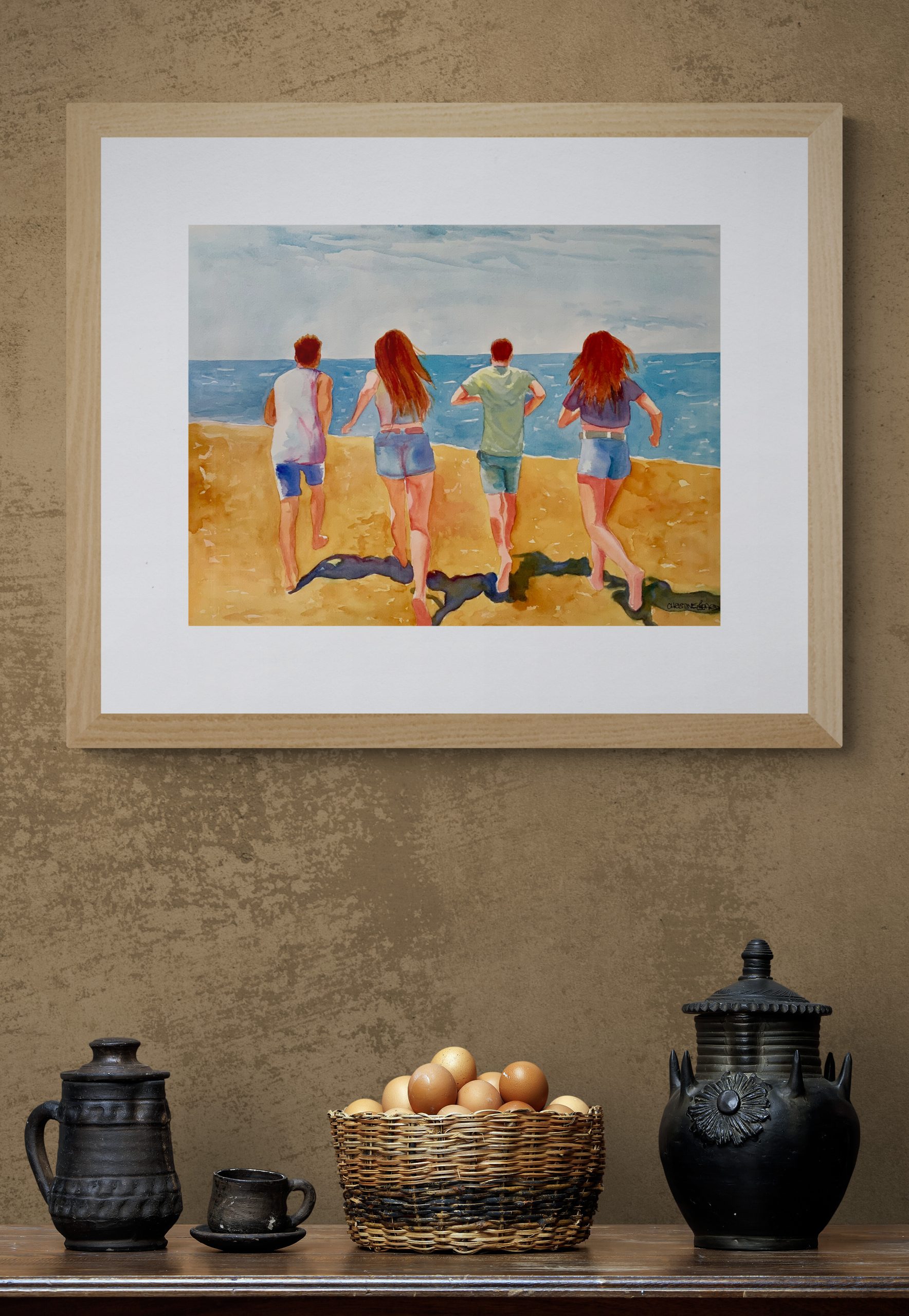 Clay Pots And Egg Basket(17)