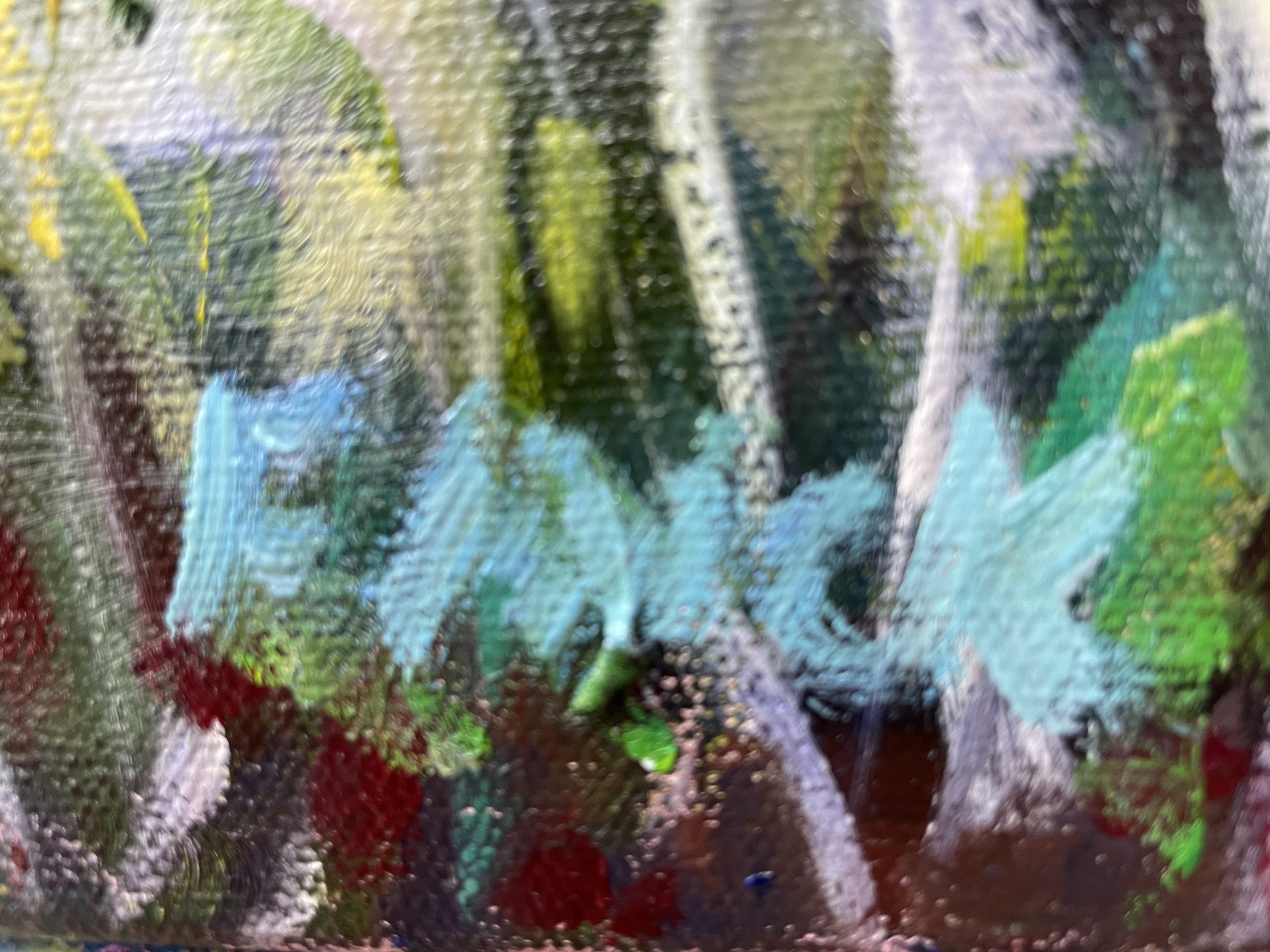 Pencil Pines And Agapanthas Signature