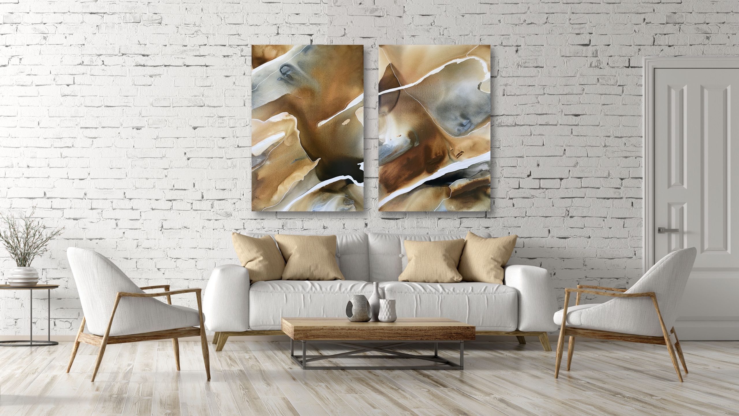 Sahara (diptych)****