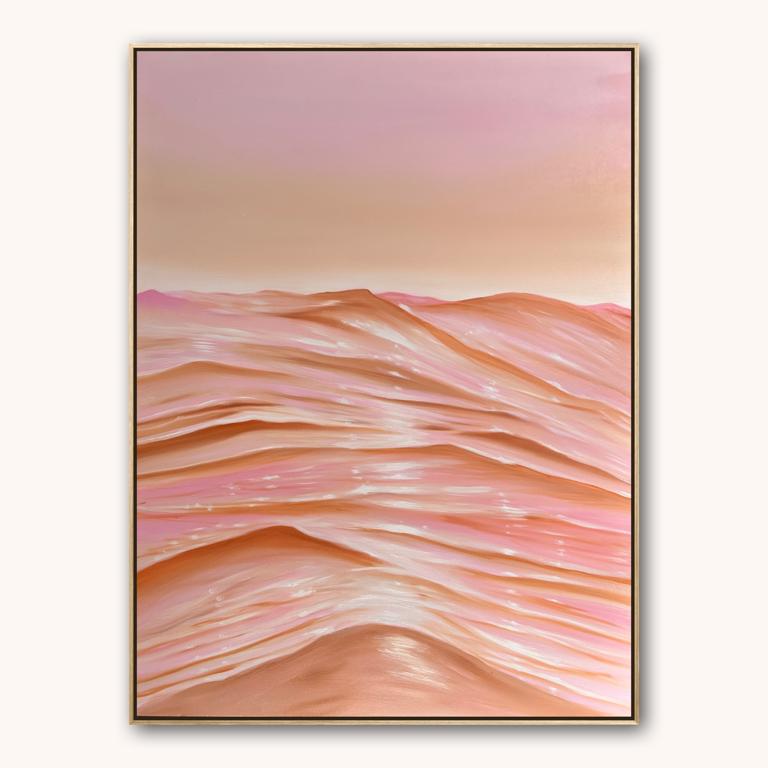 Alanah Jarvis Ocean Art On White Wall