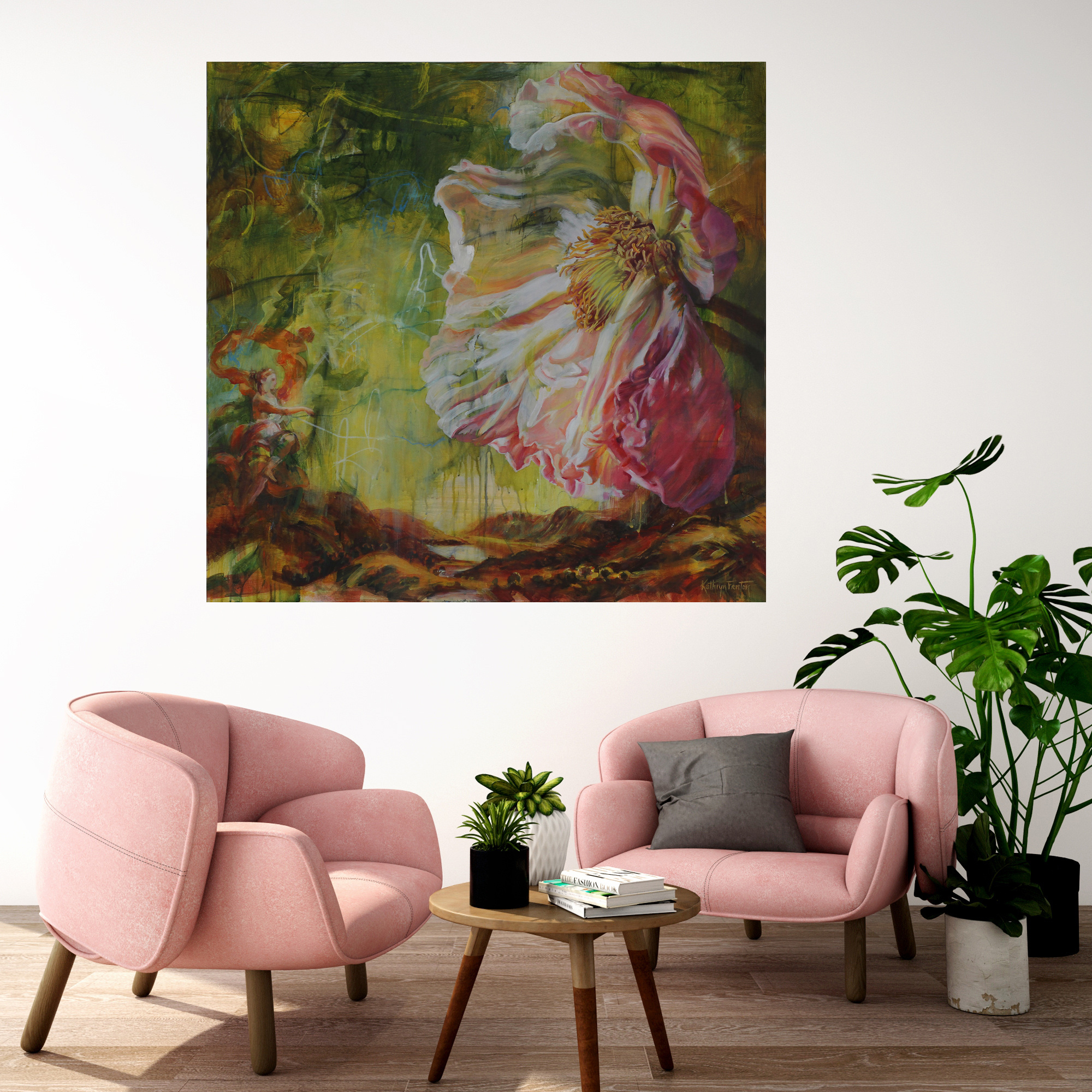 3d Rendering,3d Illustration,interior Design For Living Area Or