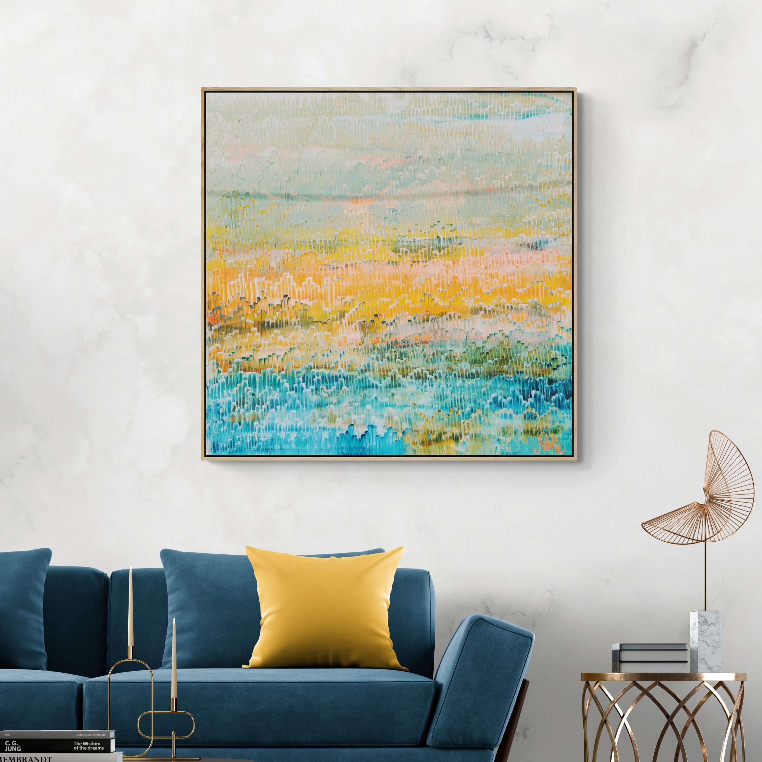 Lounge With Sofa And Brass Accessories (2)