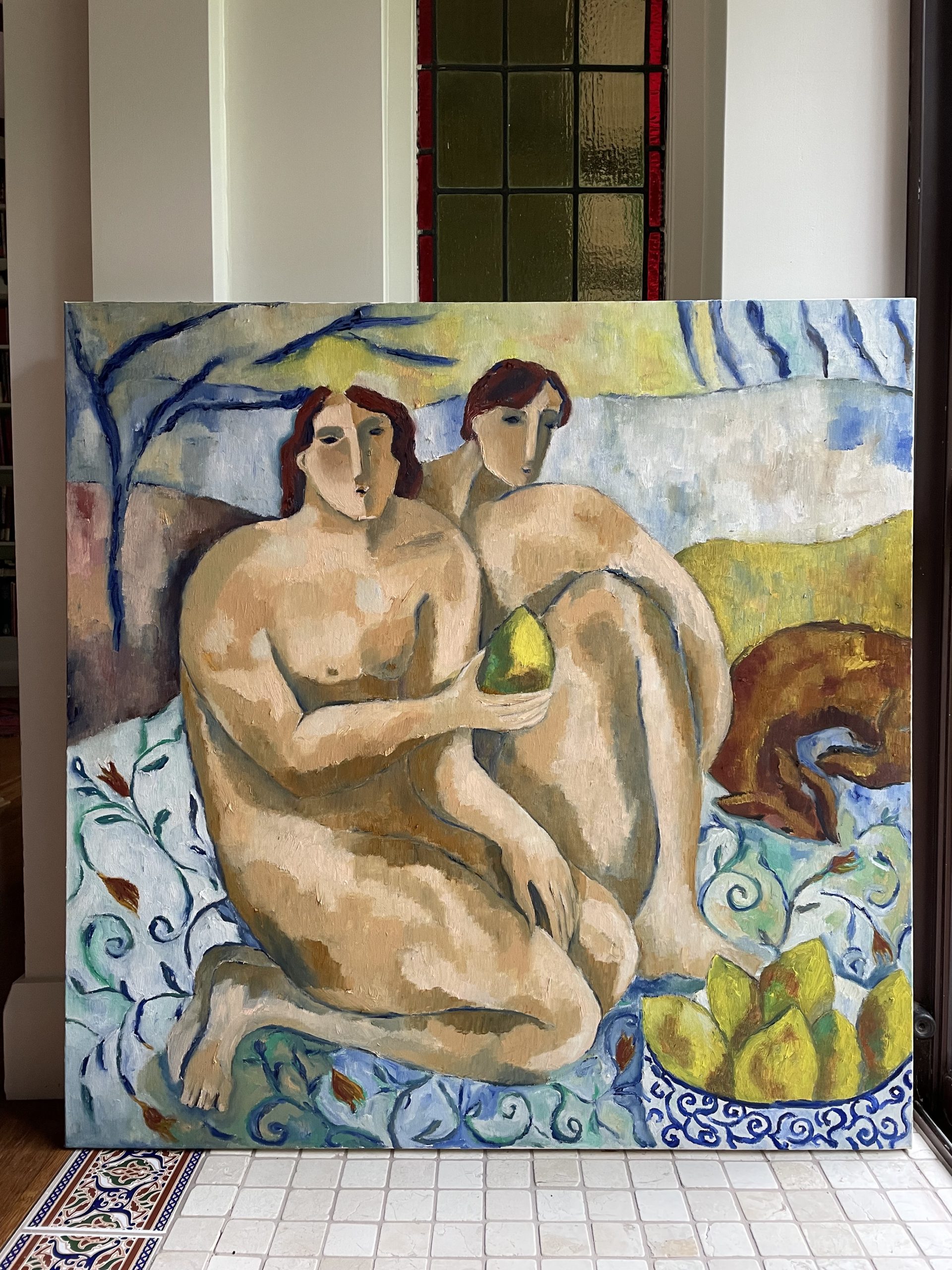 Adam And Eve With A Bowl Of Mangoes 3