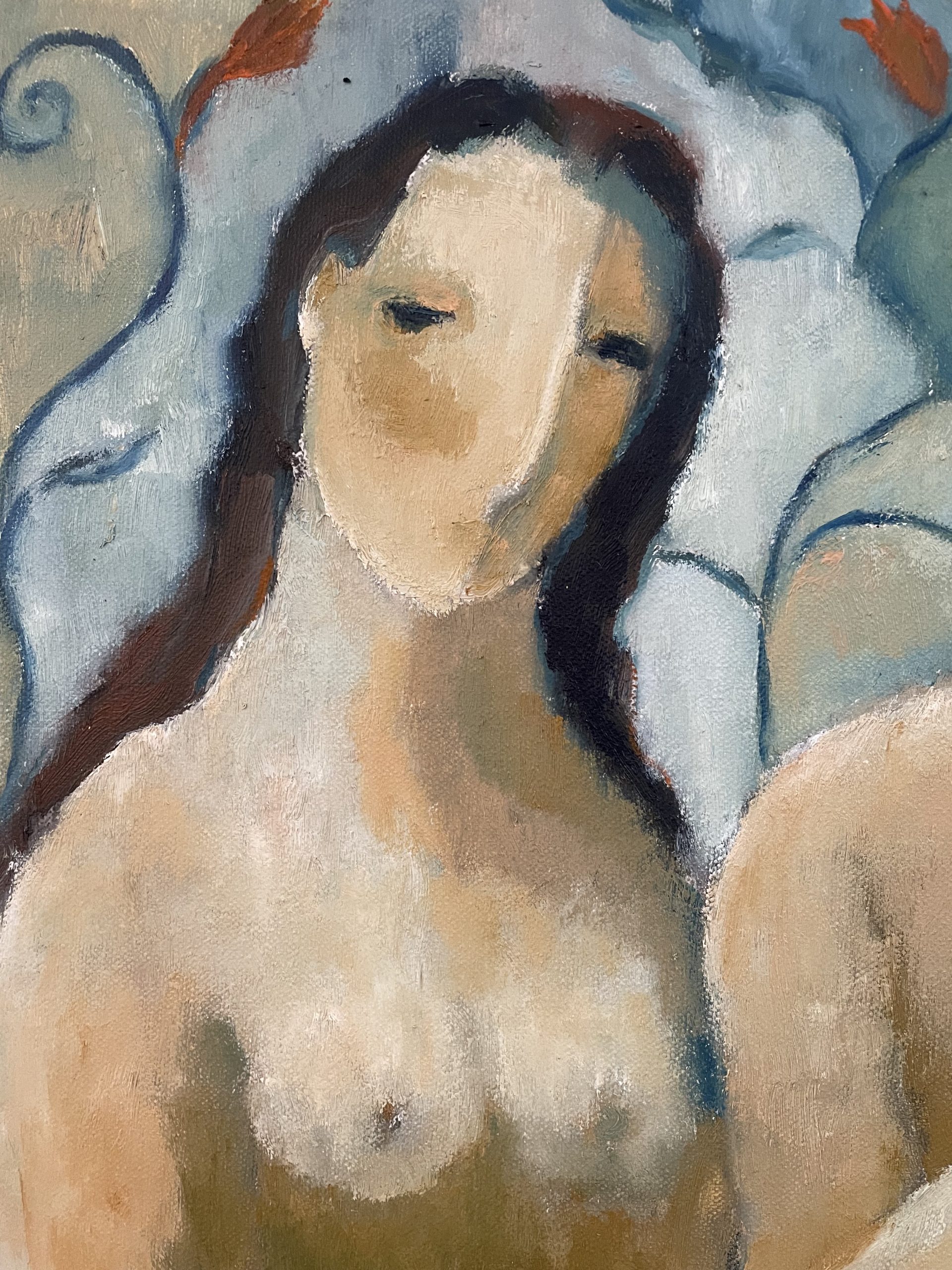 Adam And Eve In Pomegranate Garden Detail 3