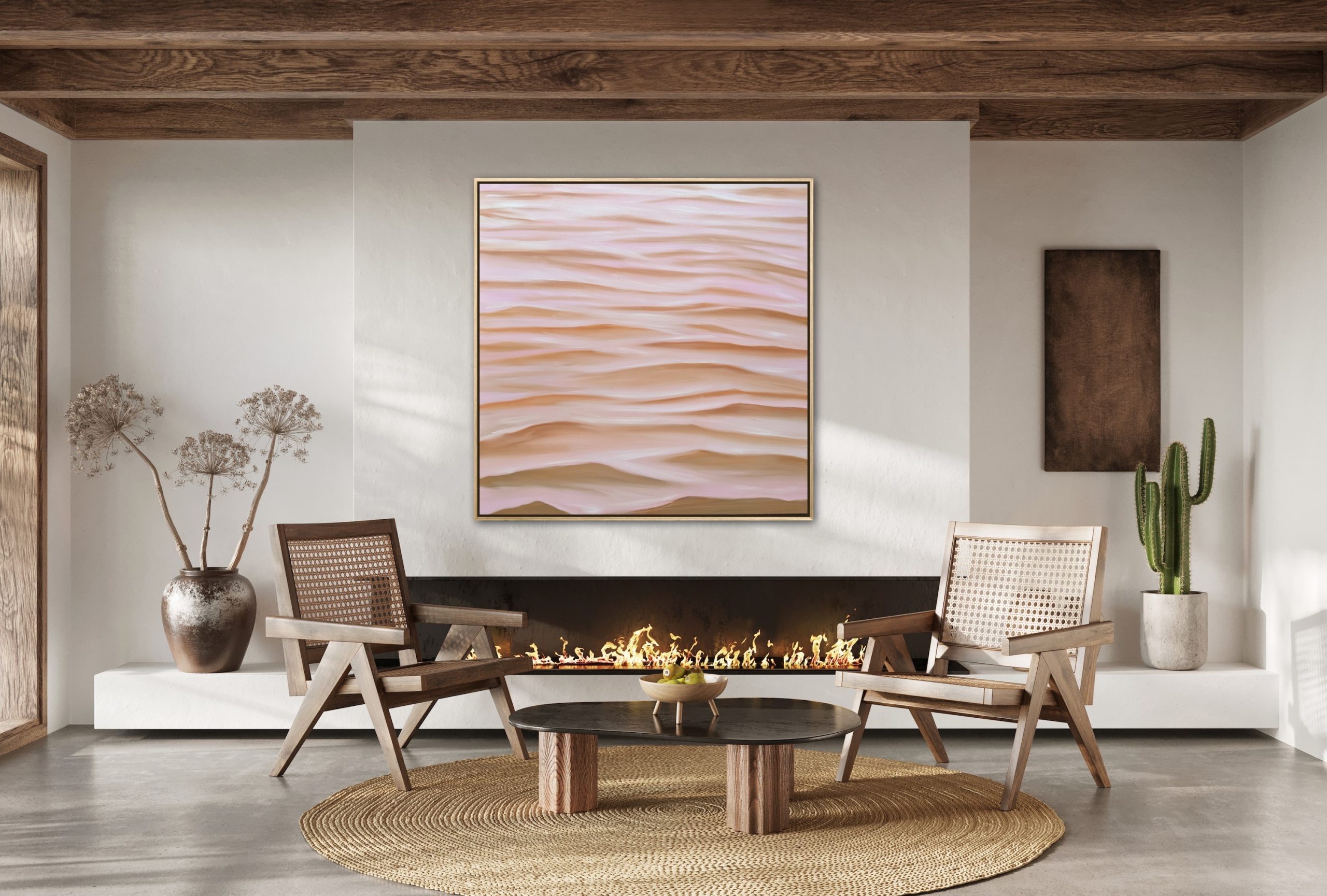 Alanah Jarvis Ocean Art Art Above Fireplace