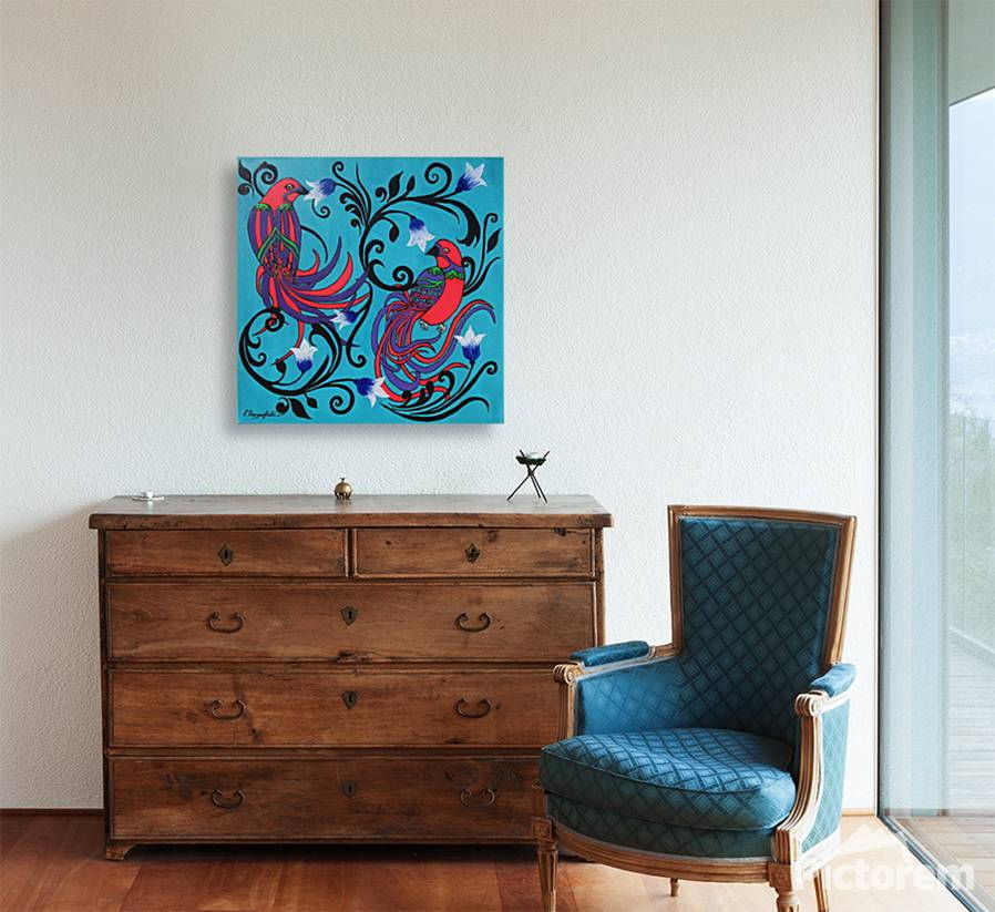 Birds And Blooms(no.14) In Situ 1