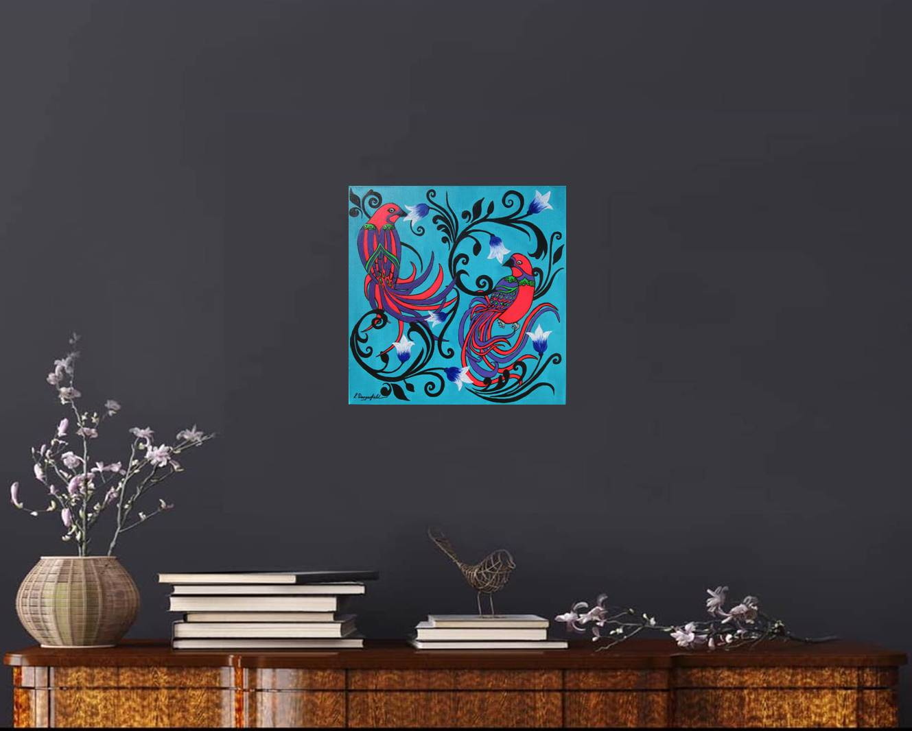 Birds And Blooms(no.14) In Situ 3