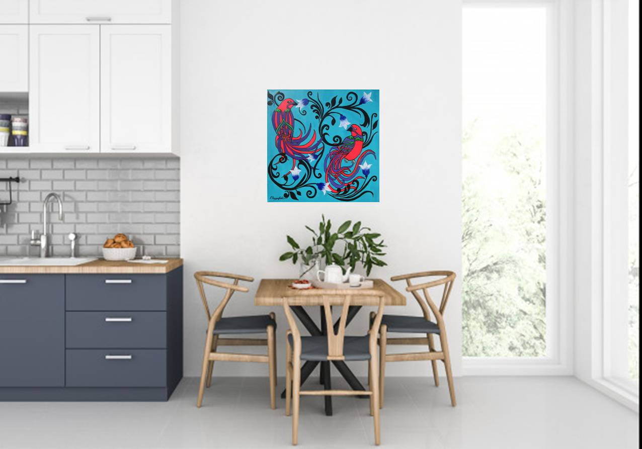 Birds And Blooms(no.14) In Situ 4