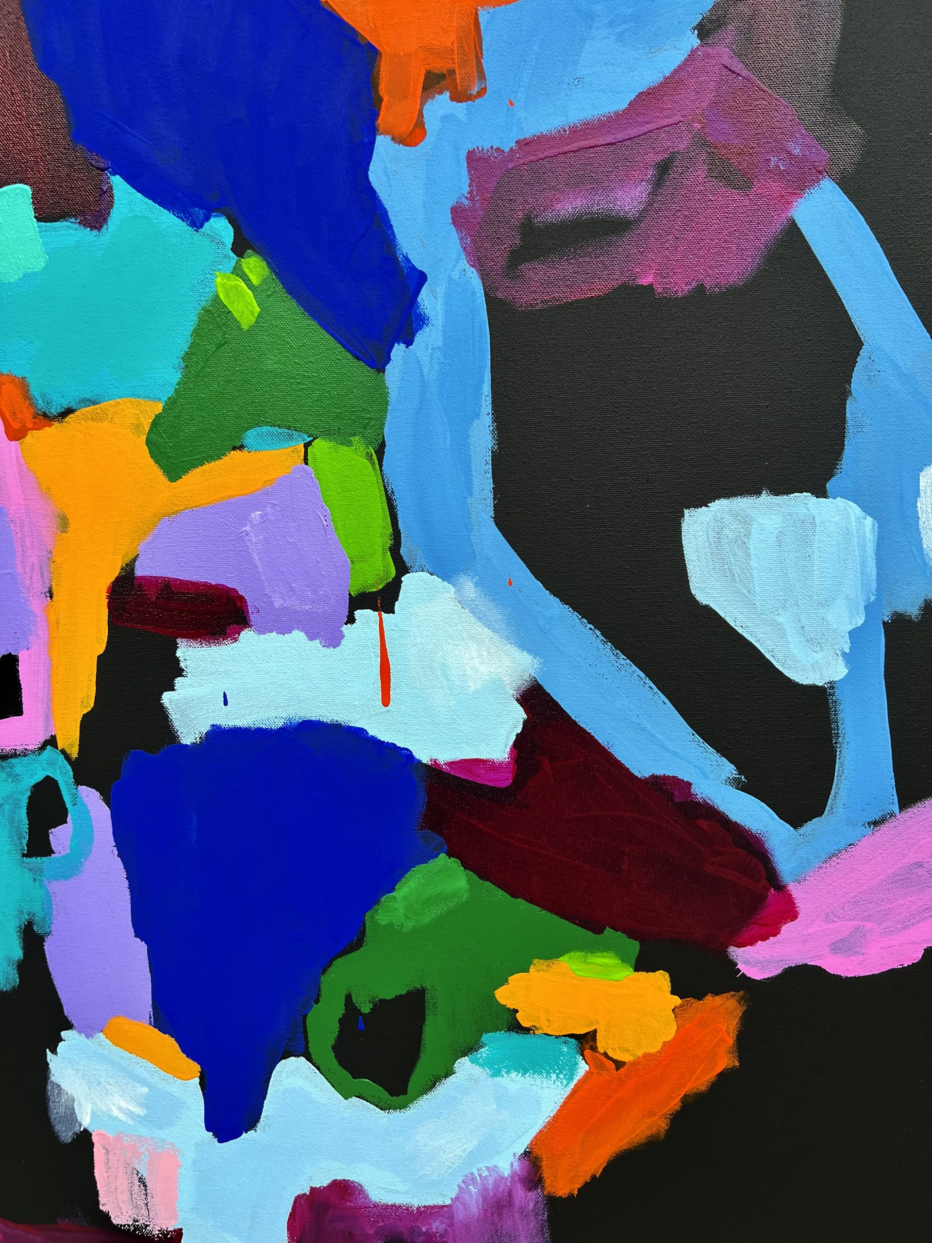 Dreaming In Colour Rebecca Koerting Australian Abstract Artist Bright Detail 2