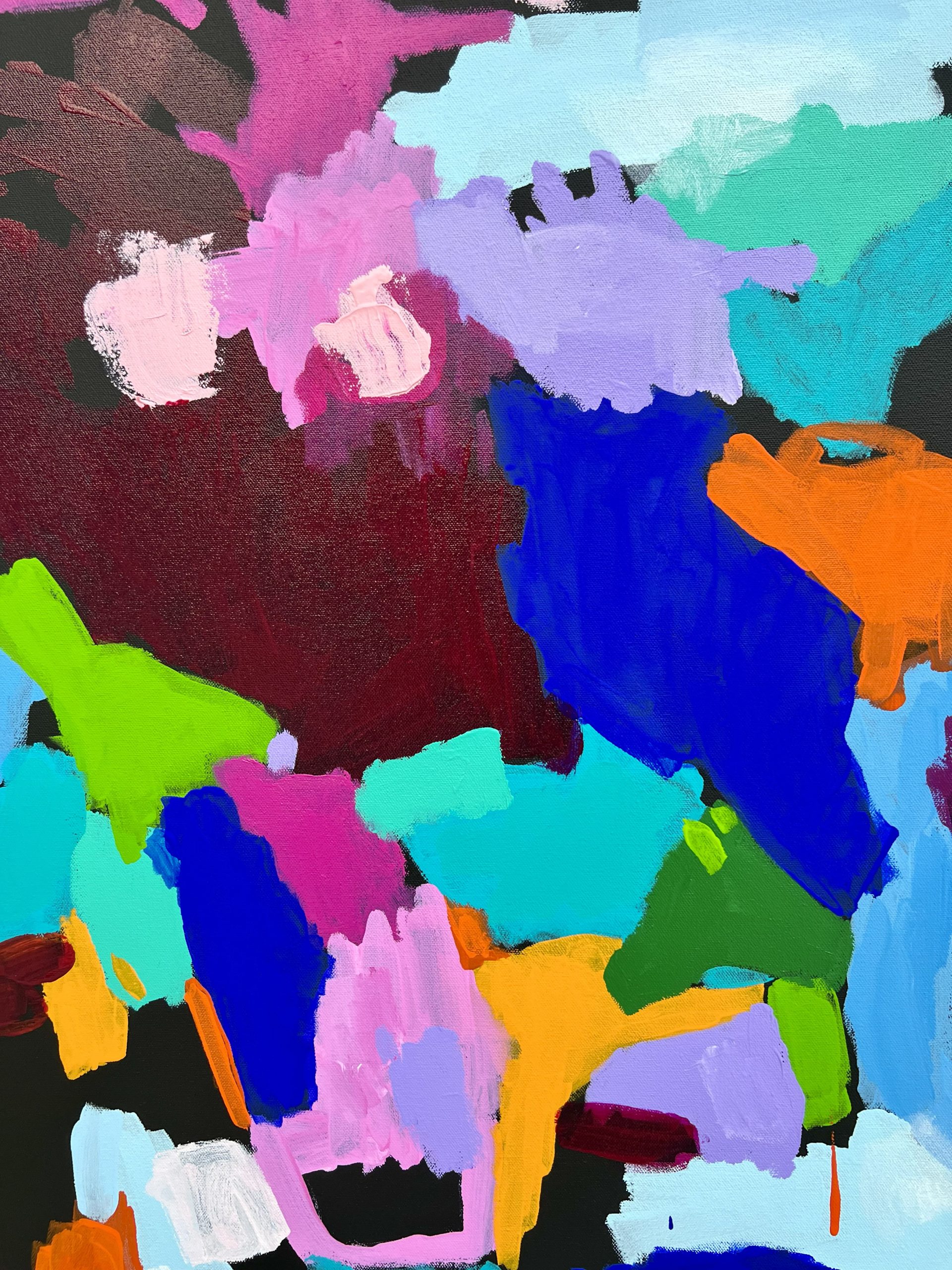 Dreaming In Colour Rebecca Koerting Australian Abstract Artist Bright Detail 3