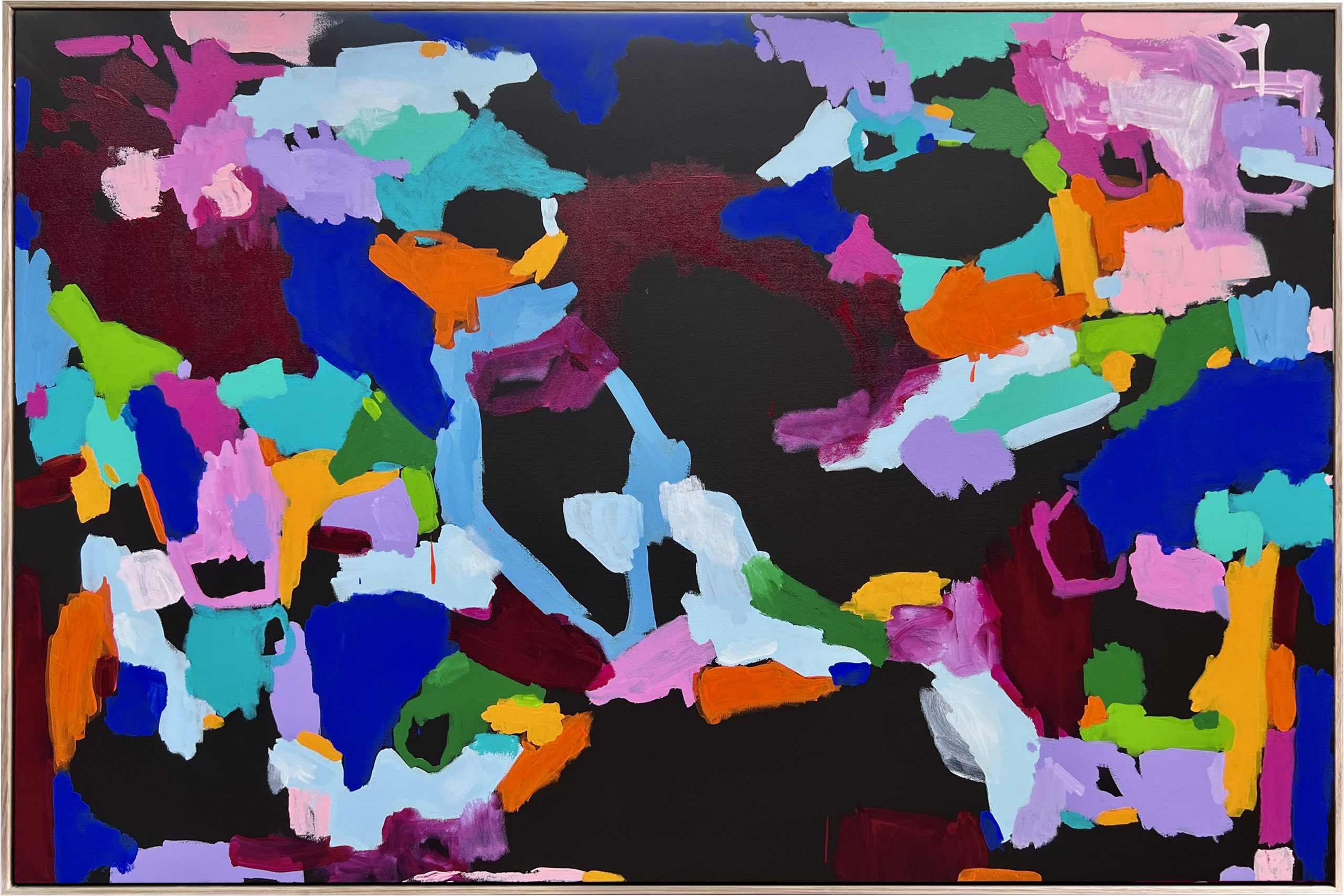 Dreaming In Colour Rebecca Koerting Australian Abstract Artist Bright Framear