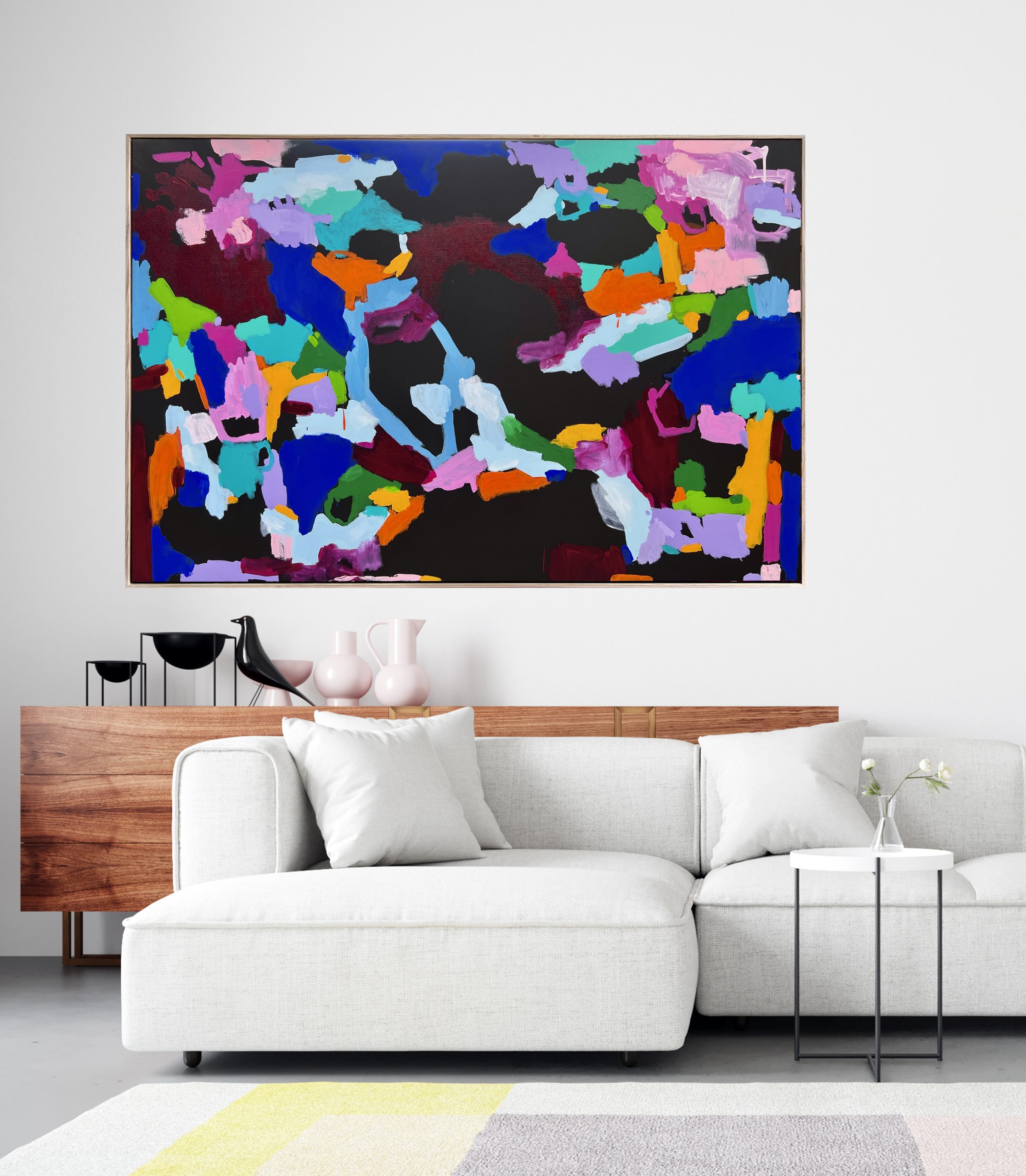 Dreaming In Colour Rebecca Koerting Modern Abstract Insitu 2