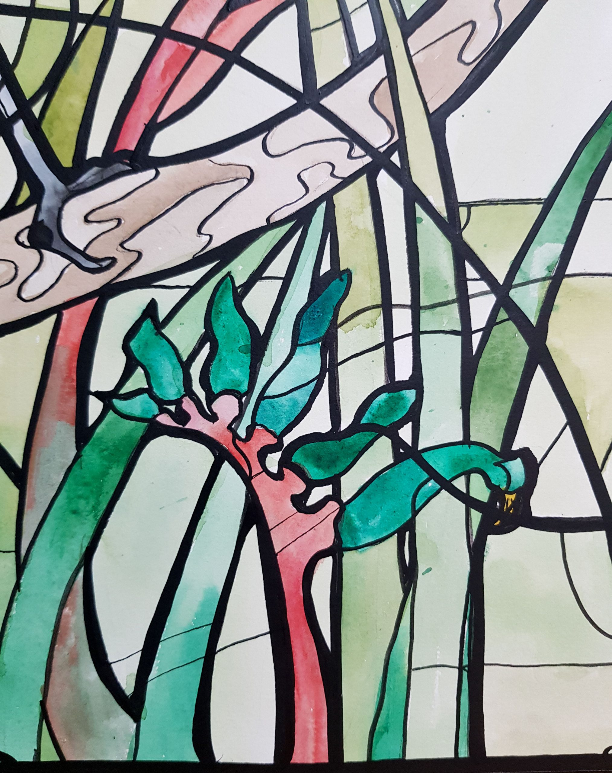 Winter Sunrise By Nicola Cowie Ink