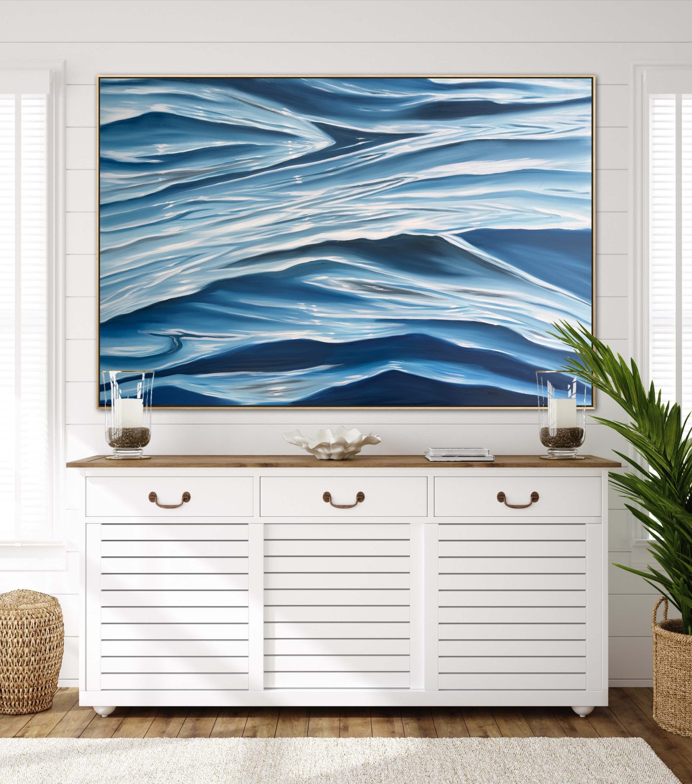 Alanah Jarvis Ocean Art Sideboard Art Beach House Art