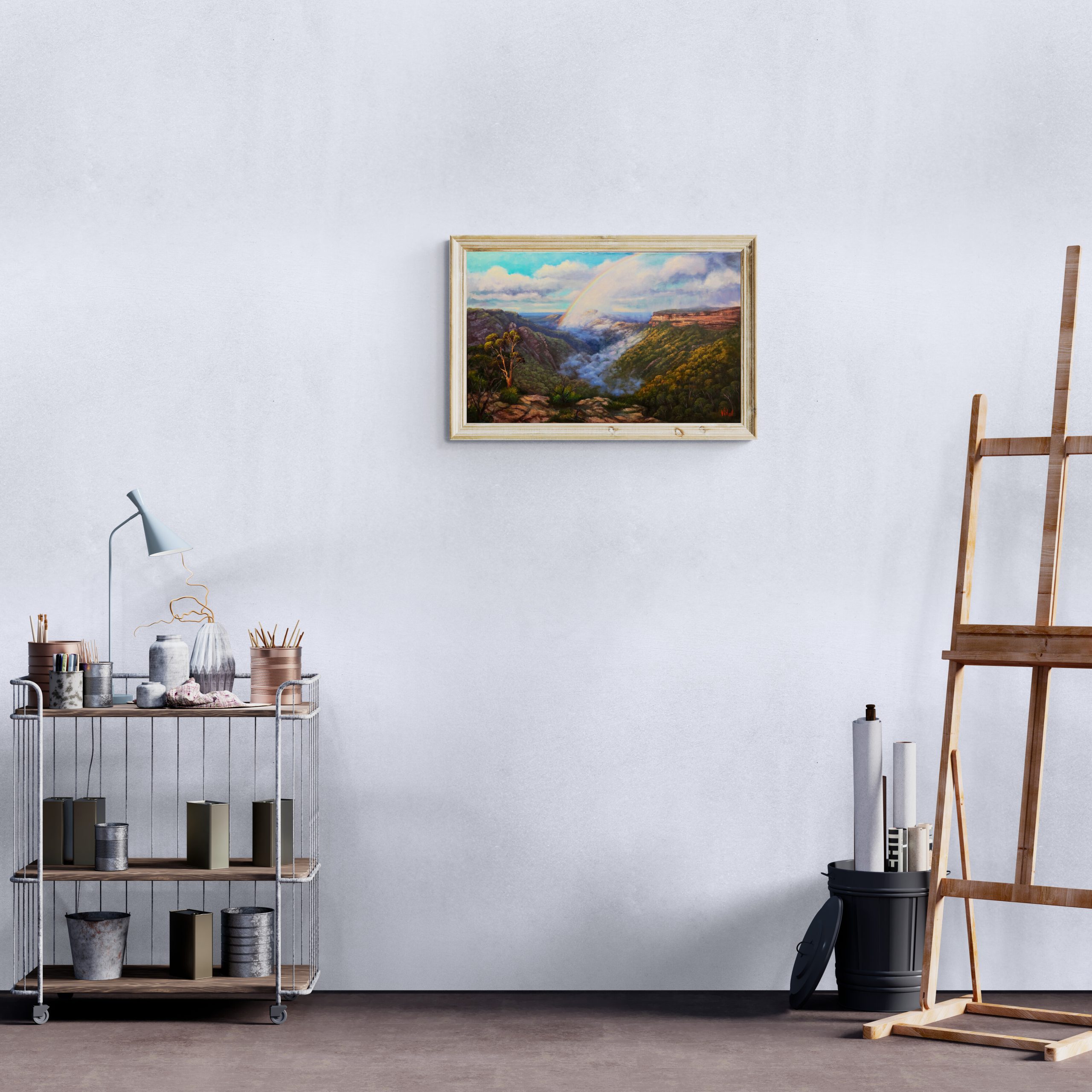 Art Studio With Large Easel