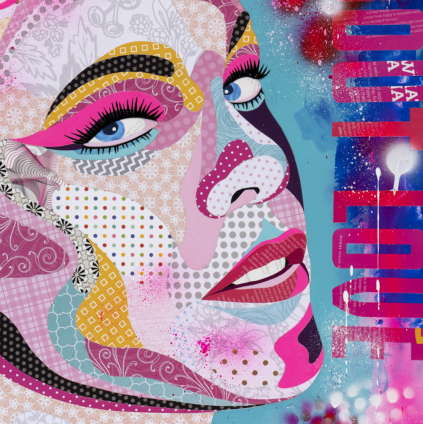 Sue Dowse P!nk Detail