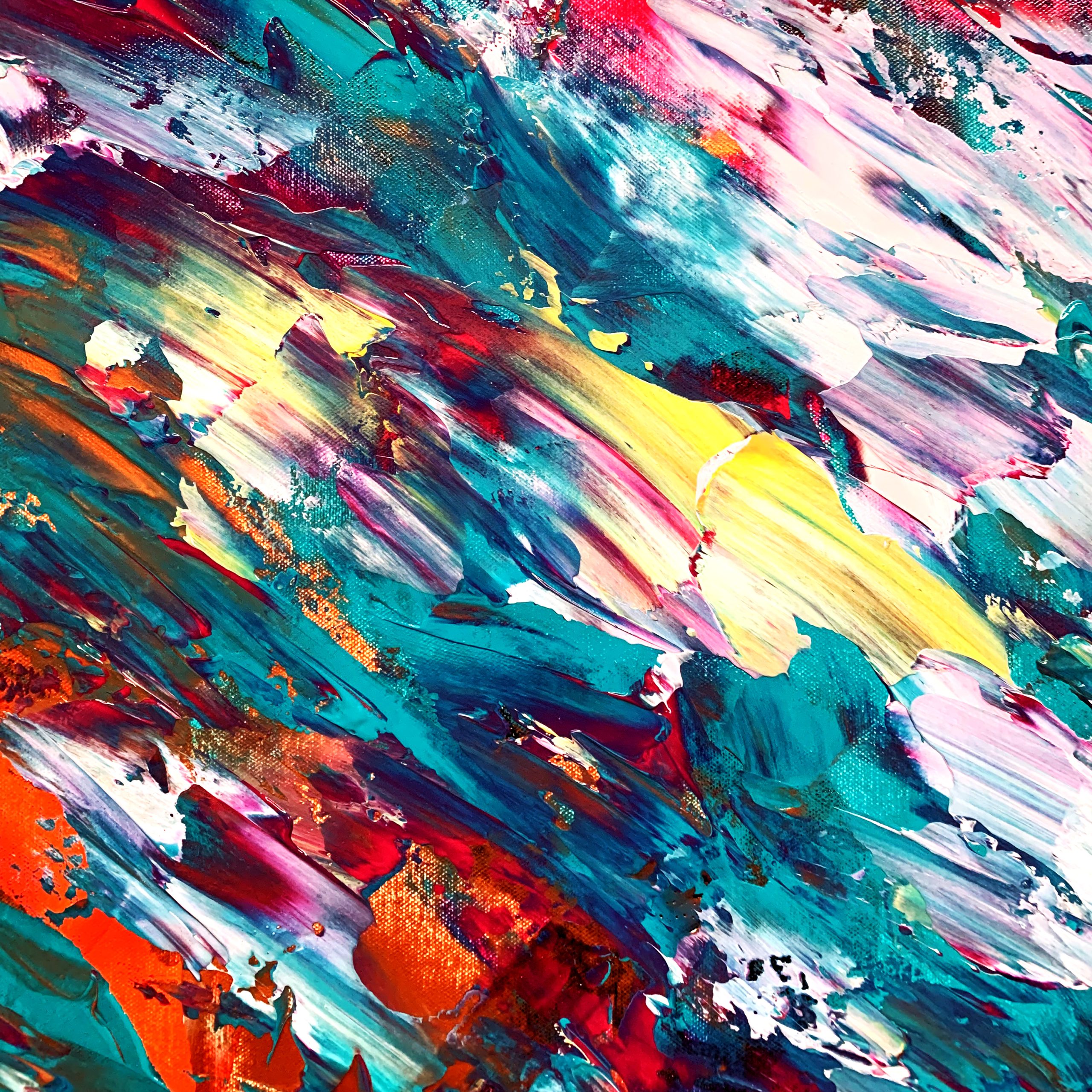 Moving Colour Transition Closeup 12