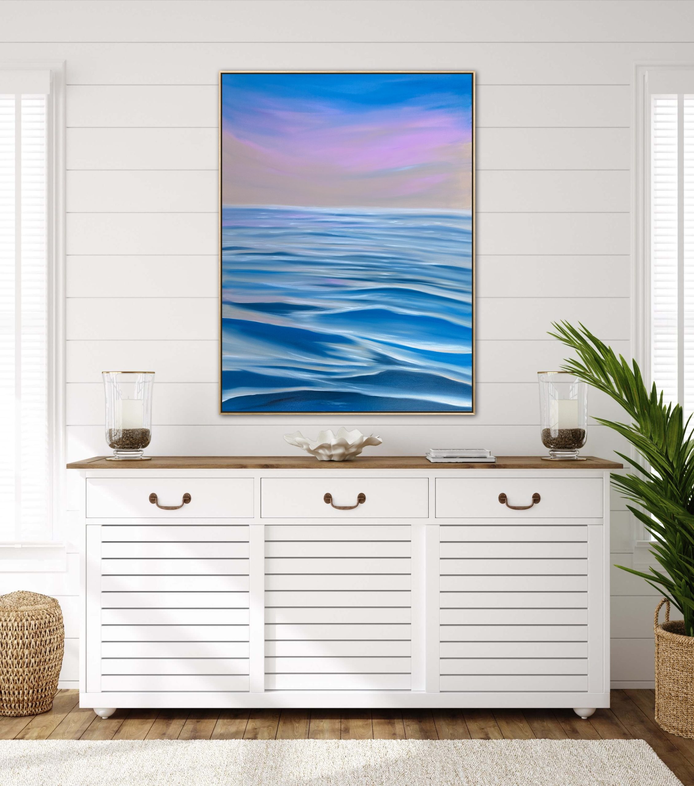 Alanah Jarvis Ocean Art Sideboard Beach House