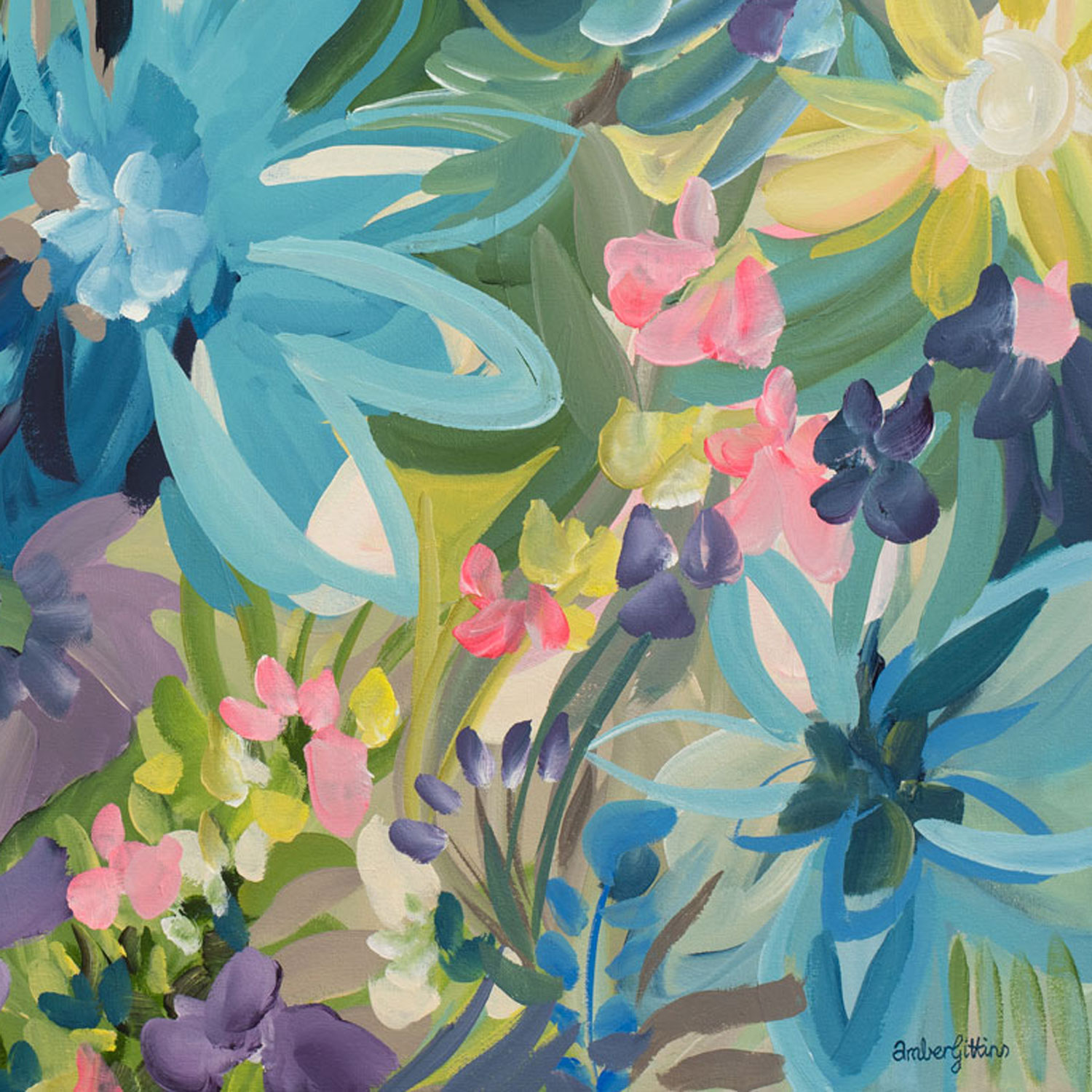 Tropical Blooms By Amber Gittins Signature