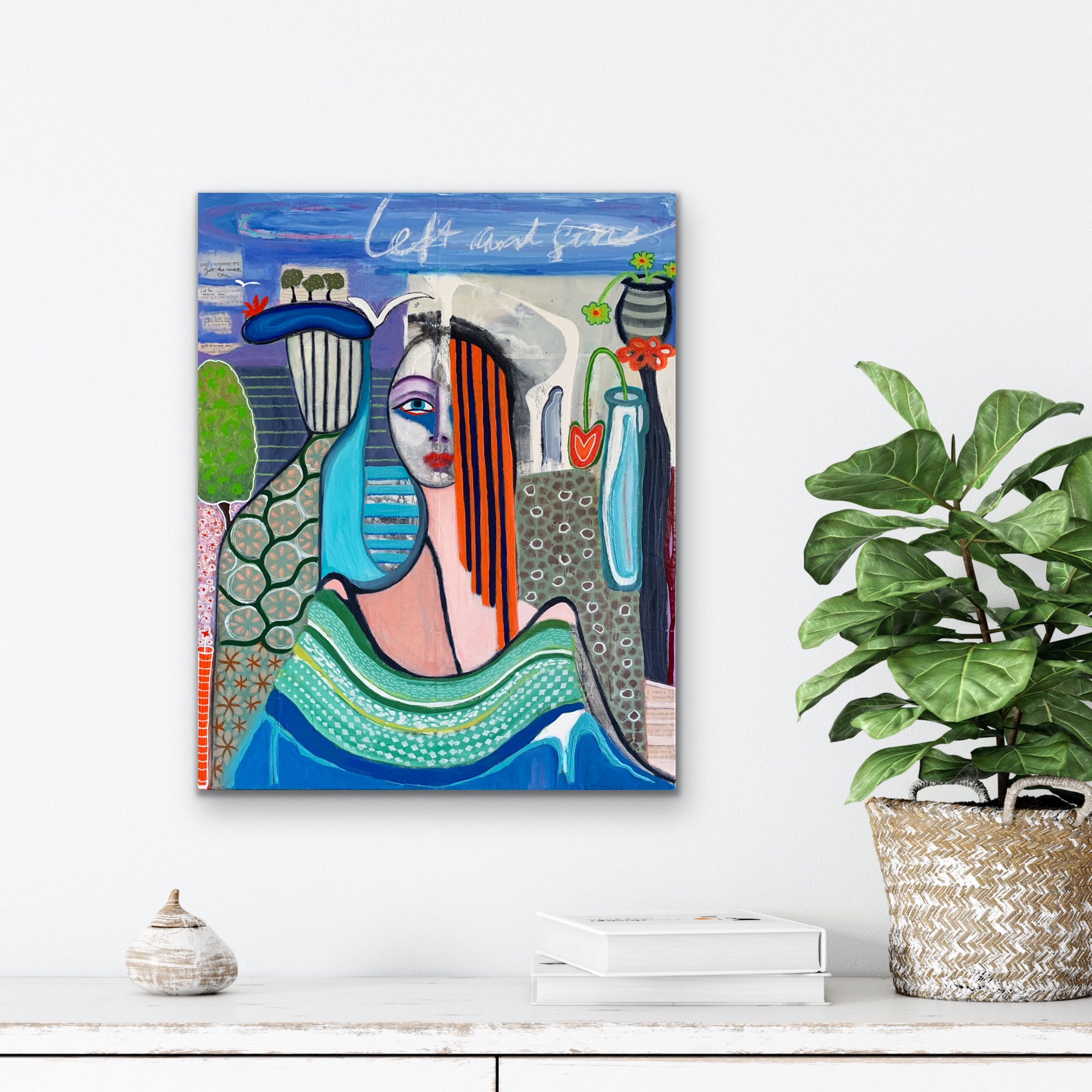 Left And Gone Got To Move On Insitu White Wall