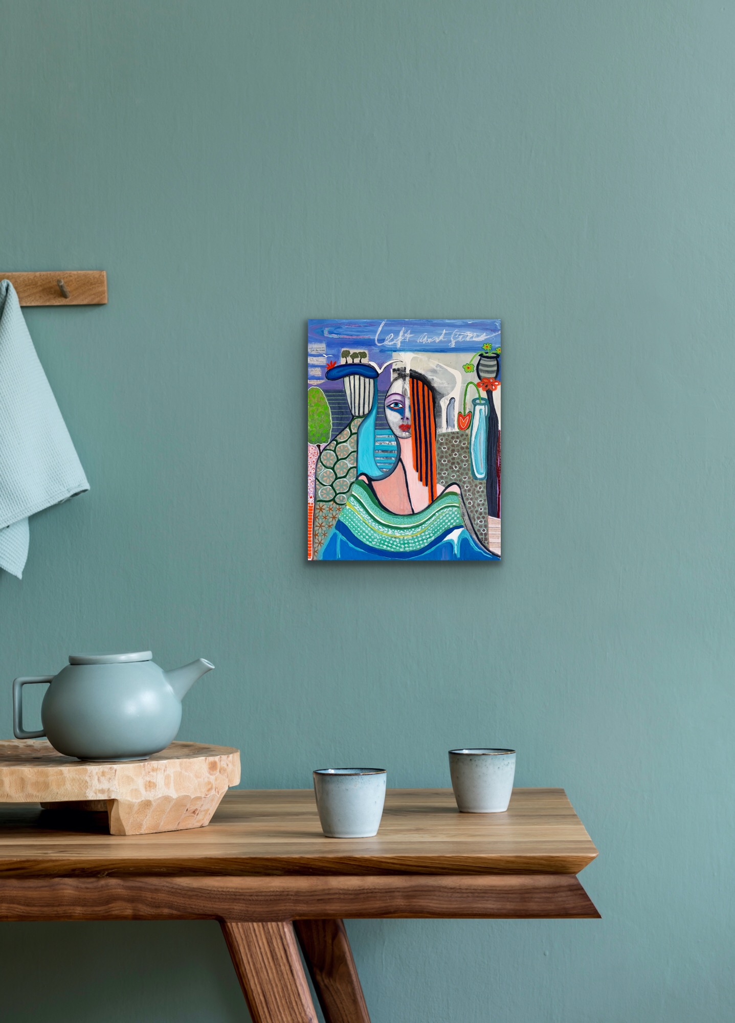 Left And Gone Got To Move On Insitu Green Wall