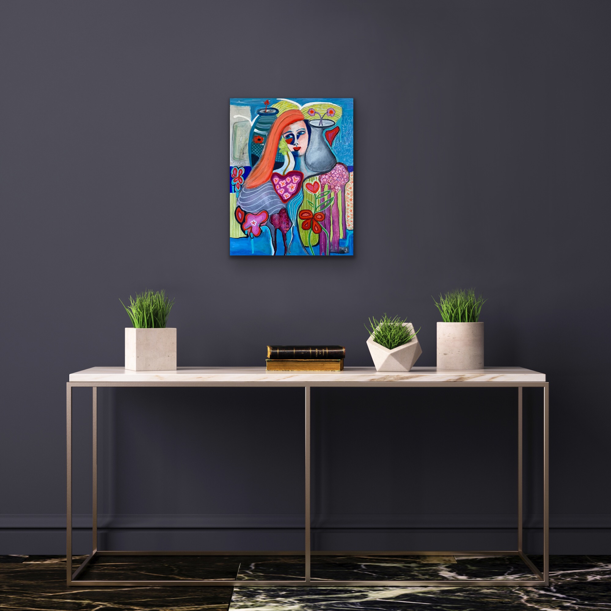 Left And Gone Eco Grief Insitu Grey Wall