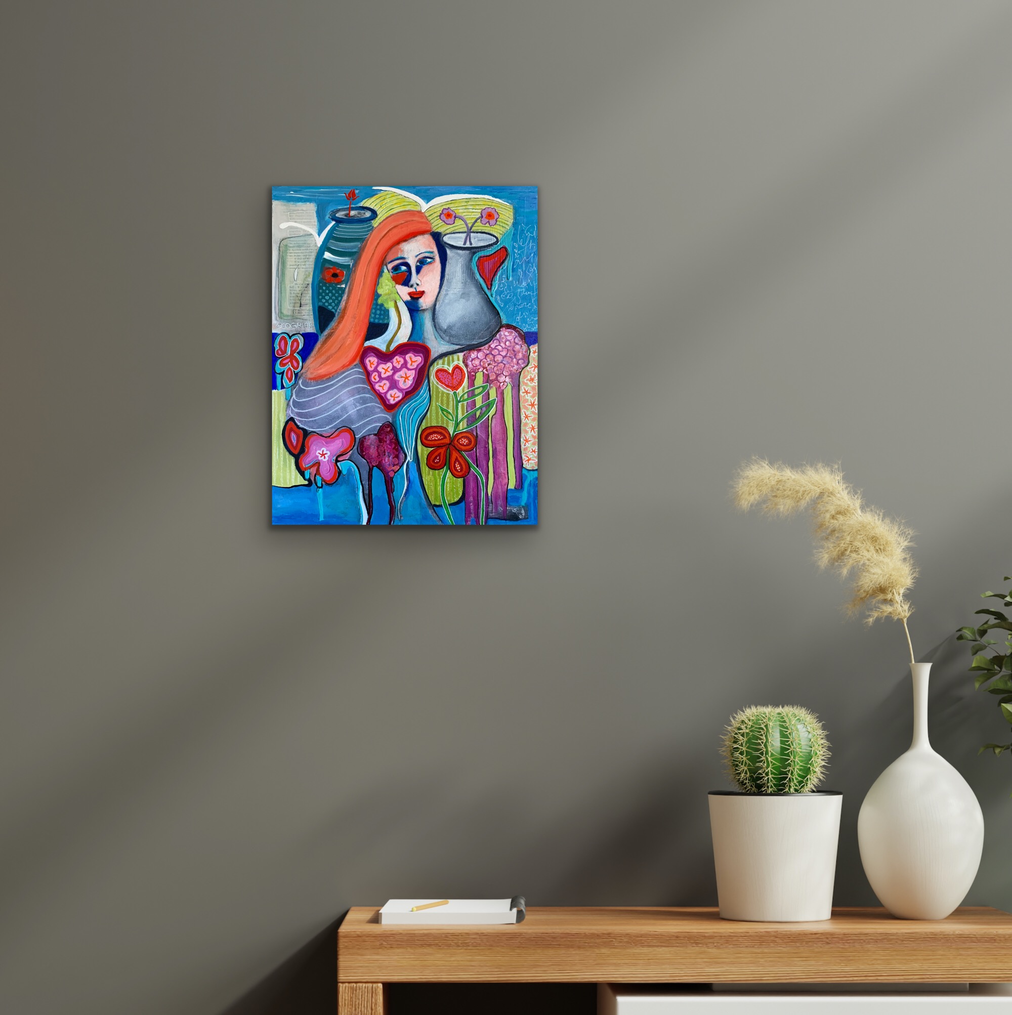 Left And Gone Eco Grief Insitu Brown Wall