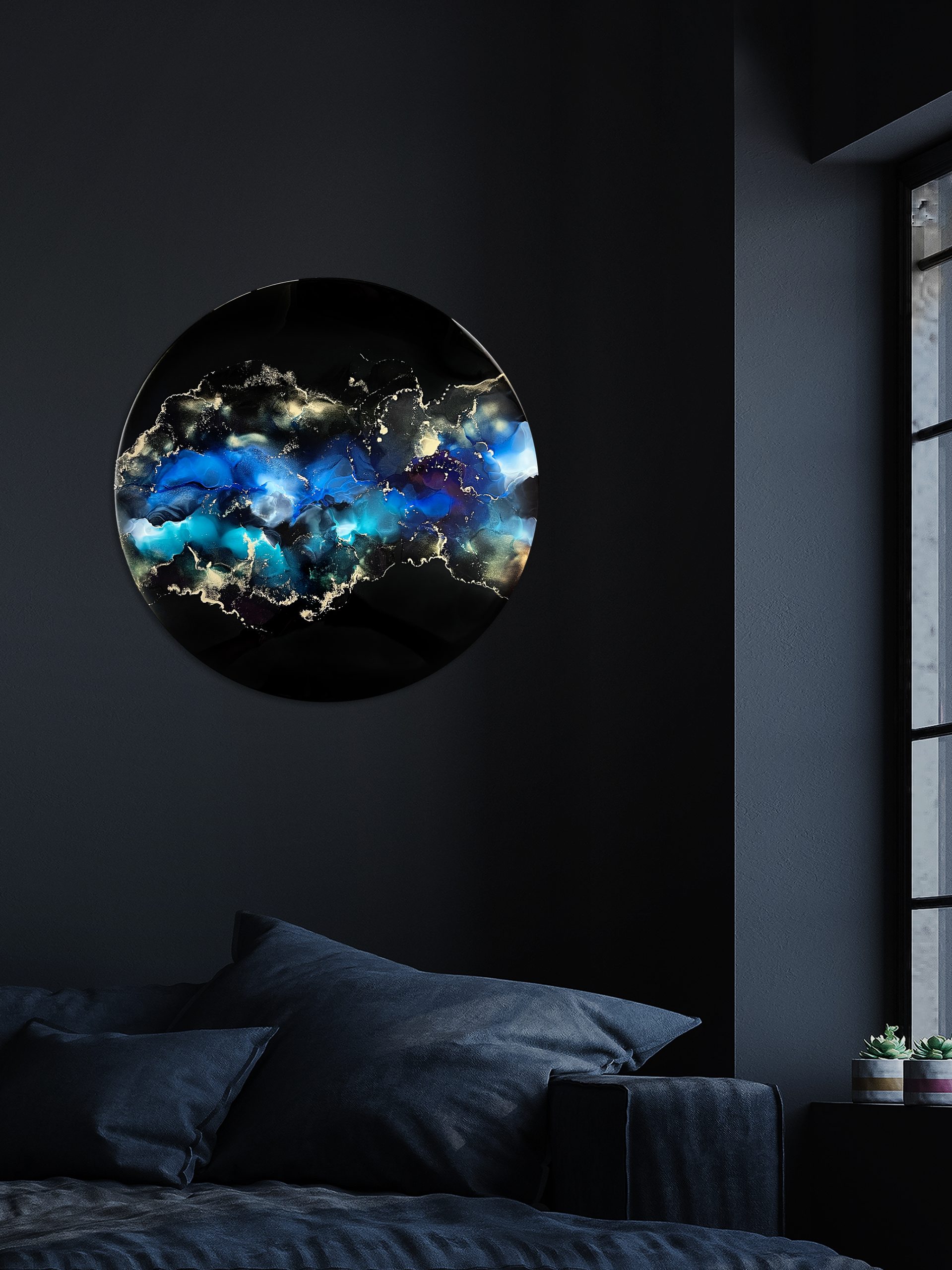 Sapphire Blue On Dark Copy