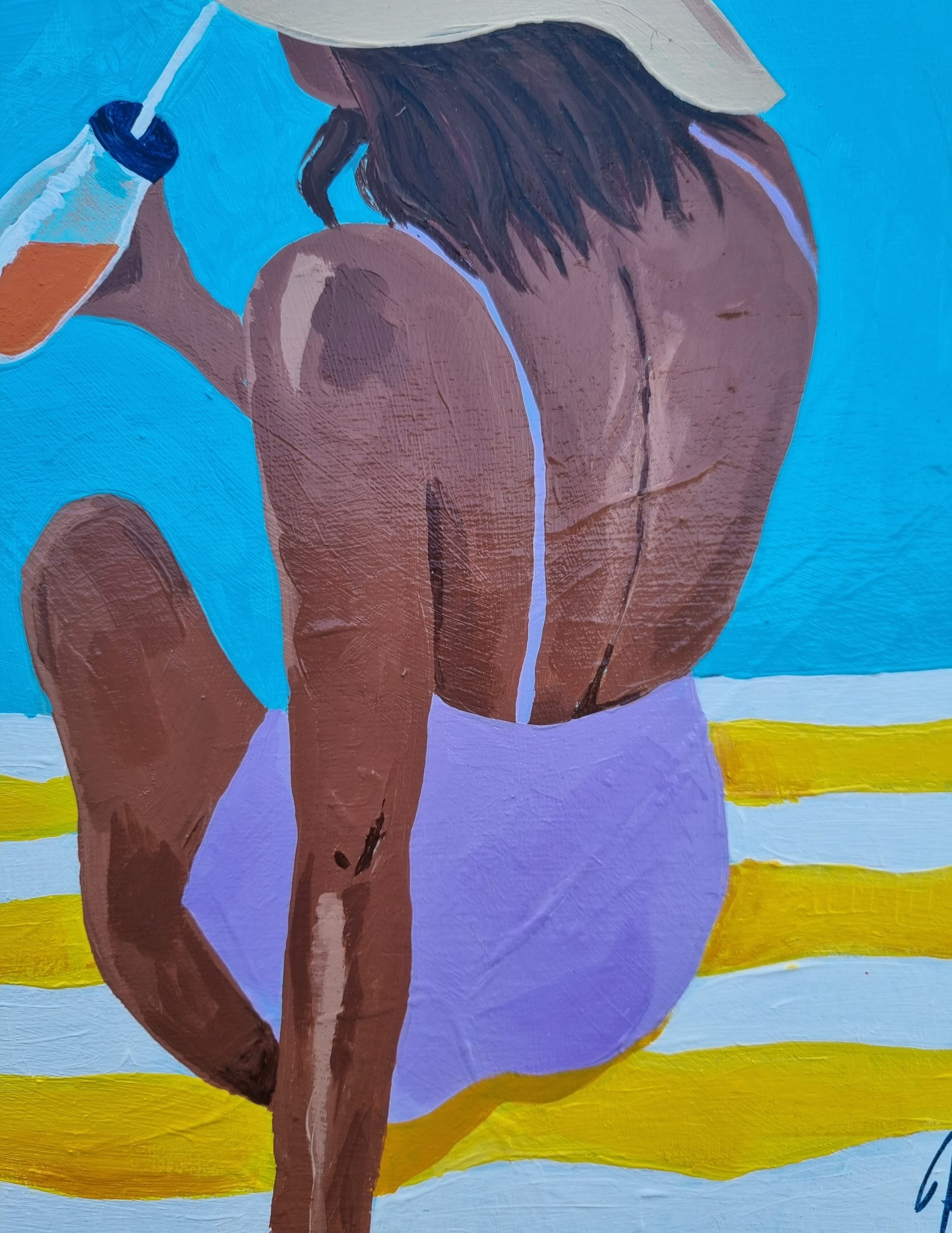 Kristy Quinn Sipping In The Sun 2