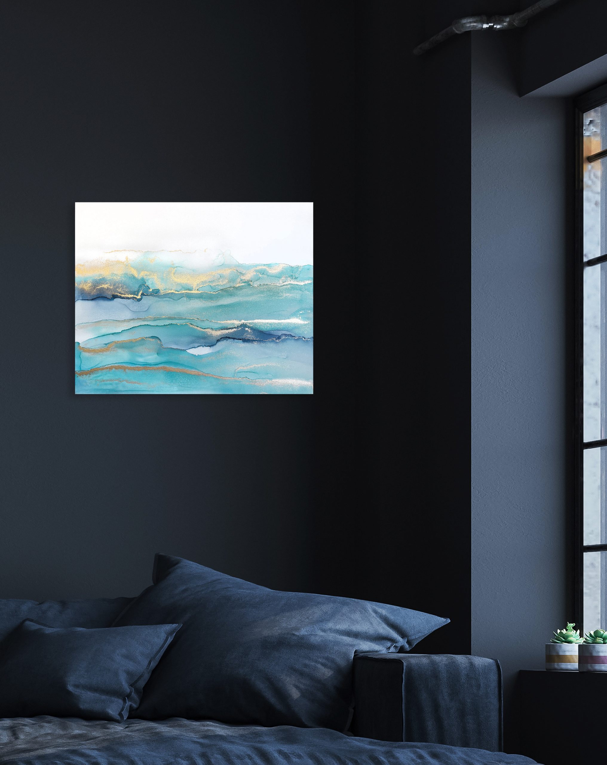 Mermaids Lagoon On Dark Copy