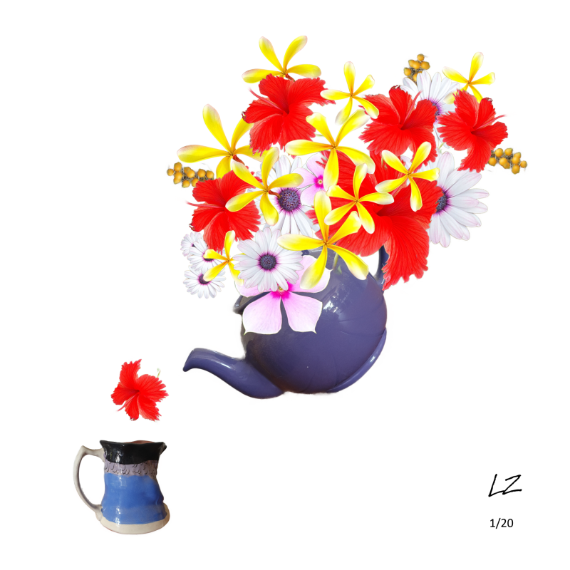 Flowers for Tea Ltd Ed Print
