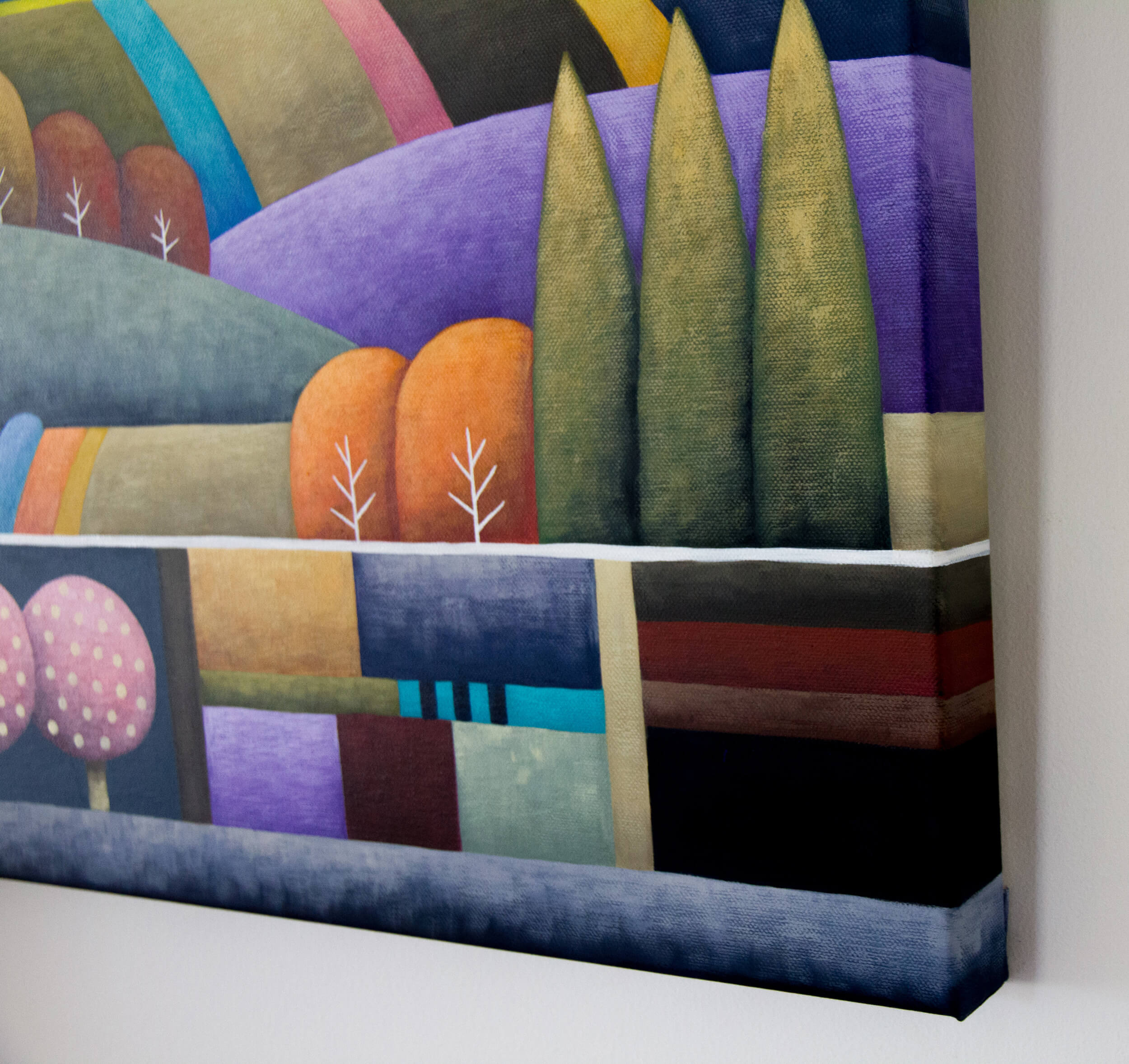 Juicy Blue No.2 20x20 Side