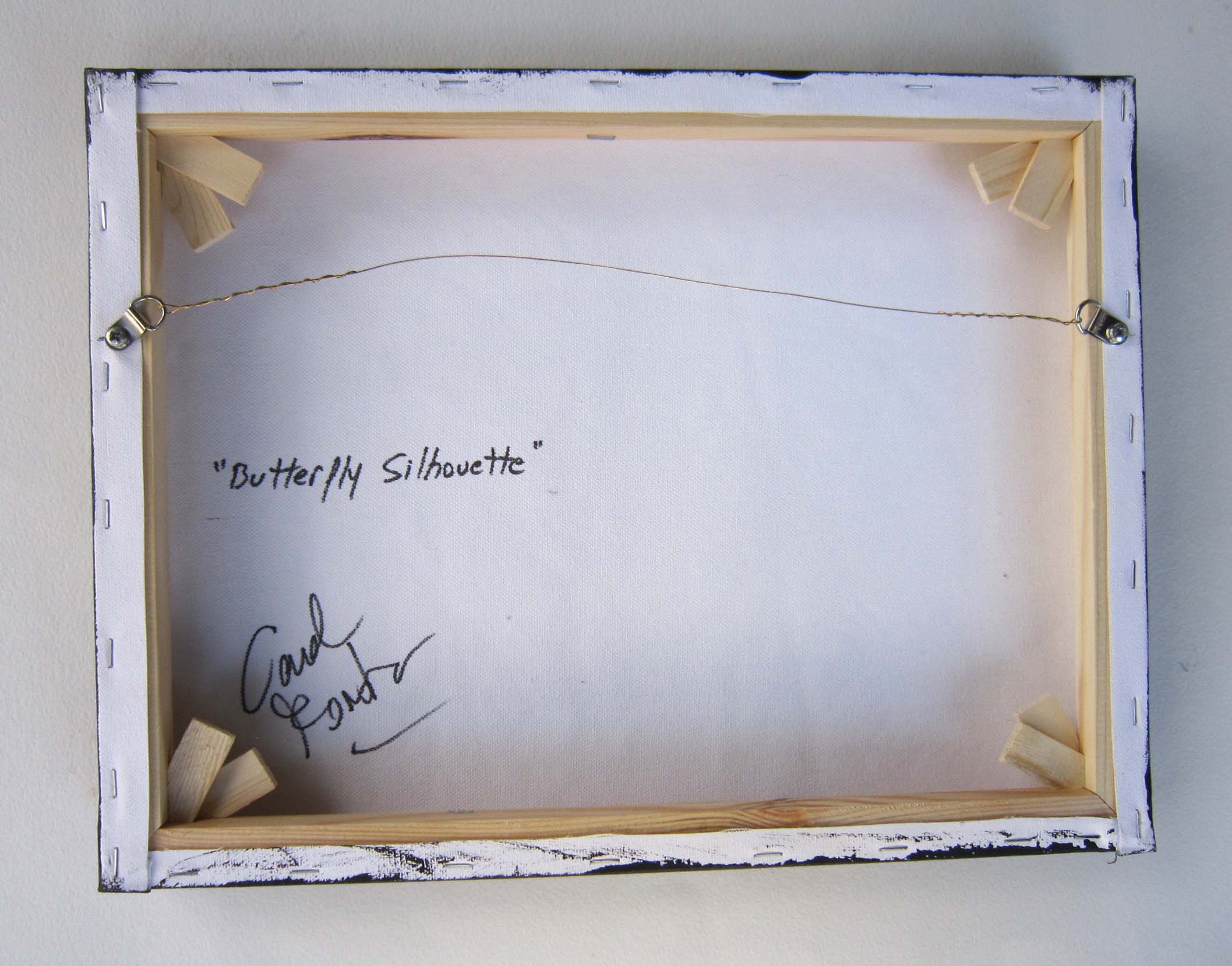 Butterfly Silhouette 5 Carol Forster Art Lovers Australia