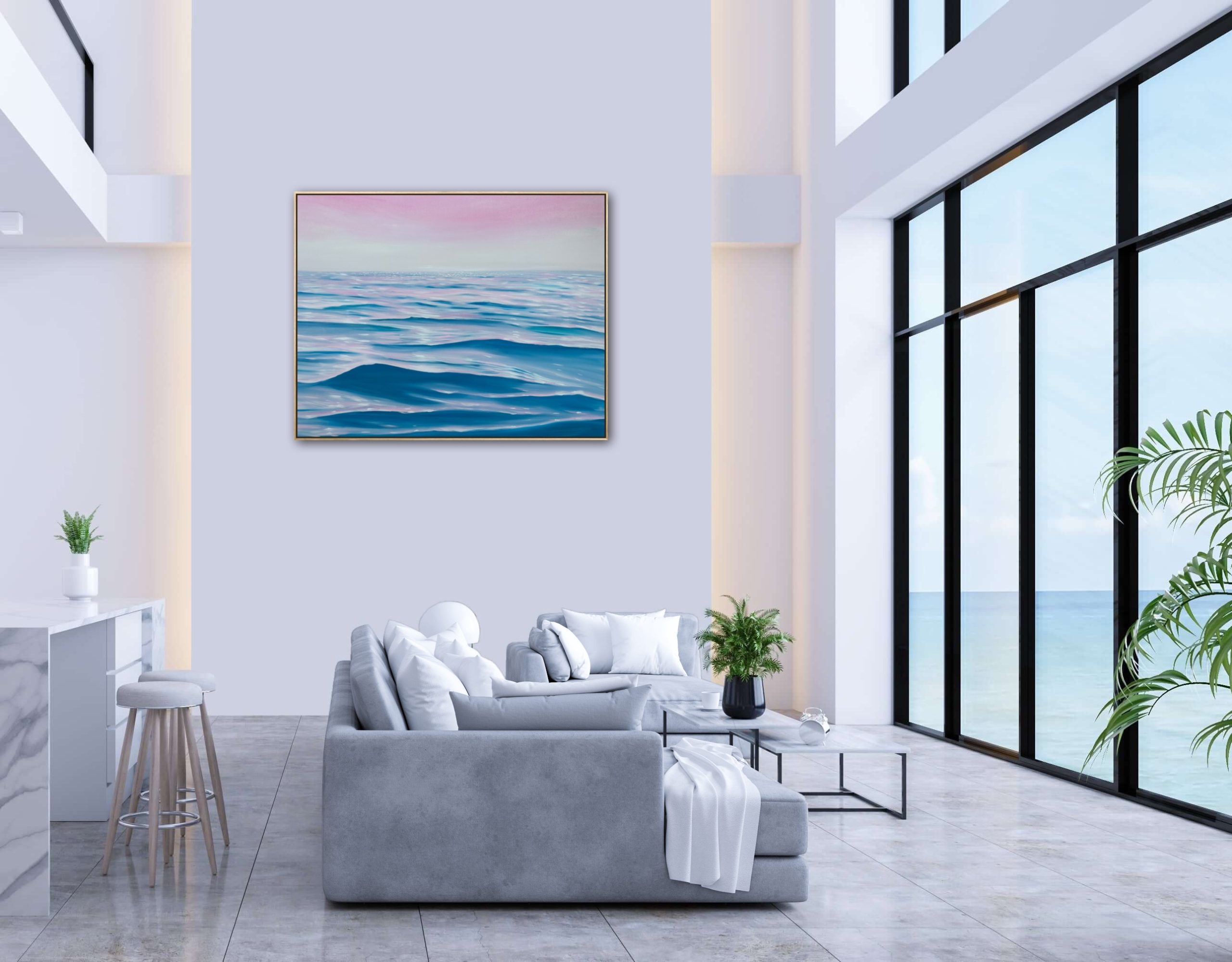 Love Hearts At The Beach House Alanah Jarvis Ocean Art Lounge With View