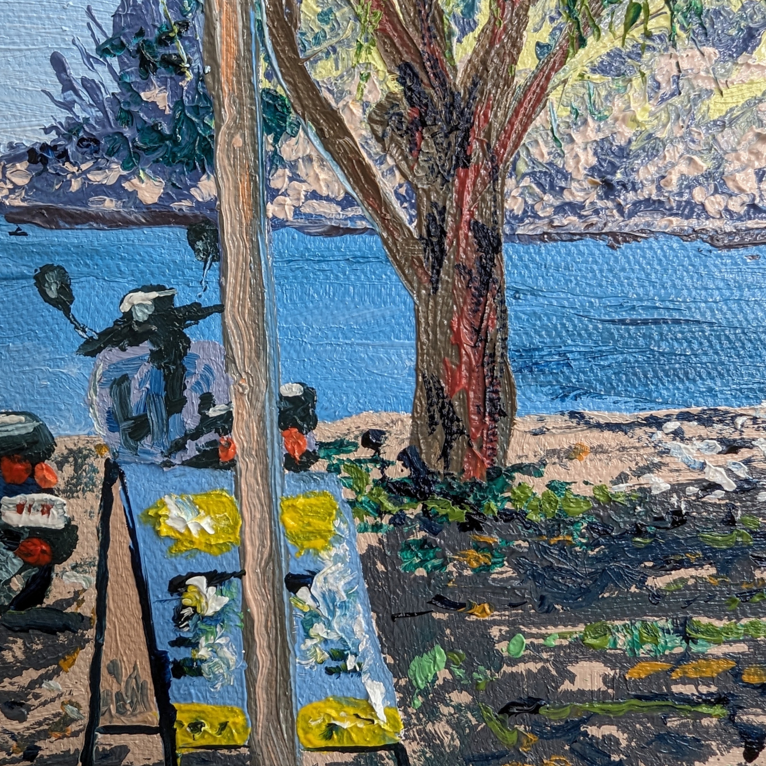 Sam Askin Mopeds At Horseshoe Bay Sign