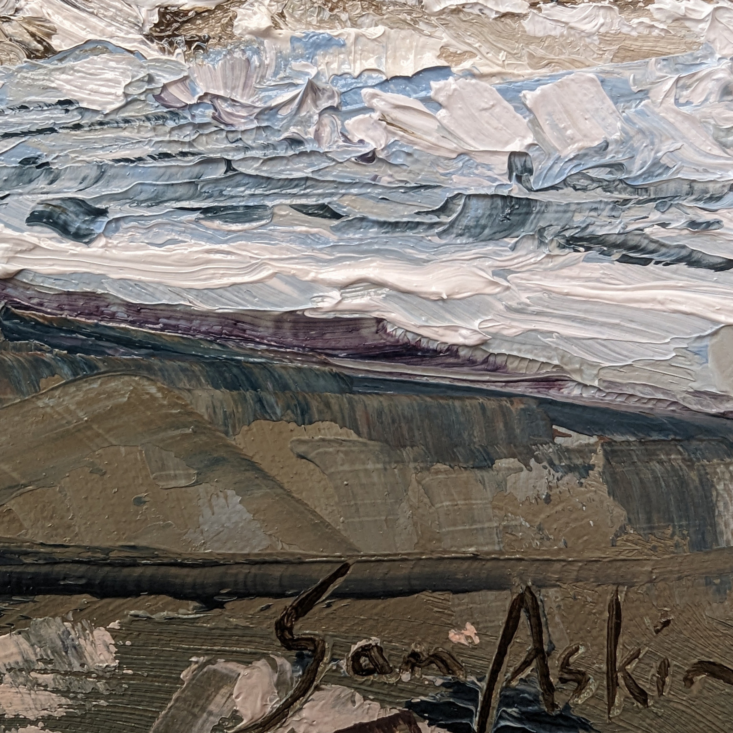 Sam Askin Jumping Waves Ripples