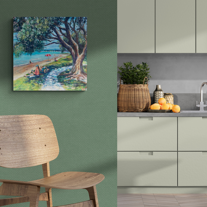 Salty Shadows Red. In Situ