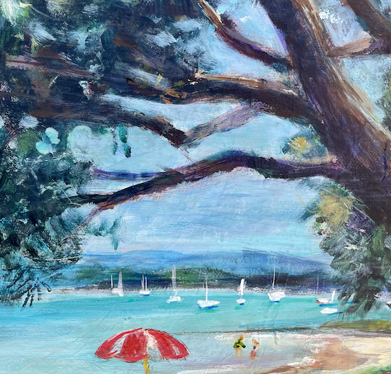 Salty Shadows Red. Detail