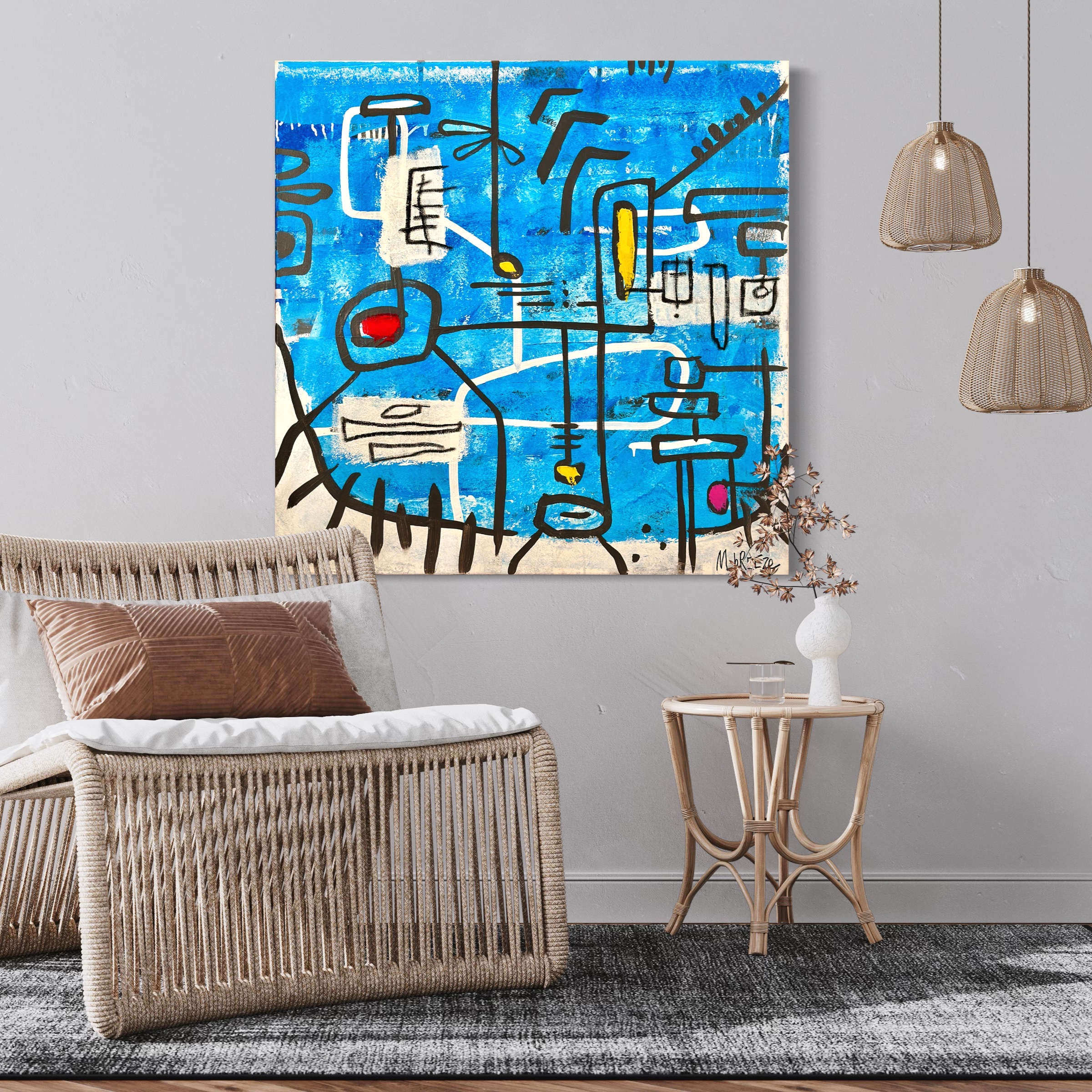 Martin Breeze Blue Raincoat Insitu 1