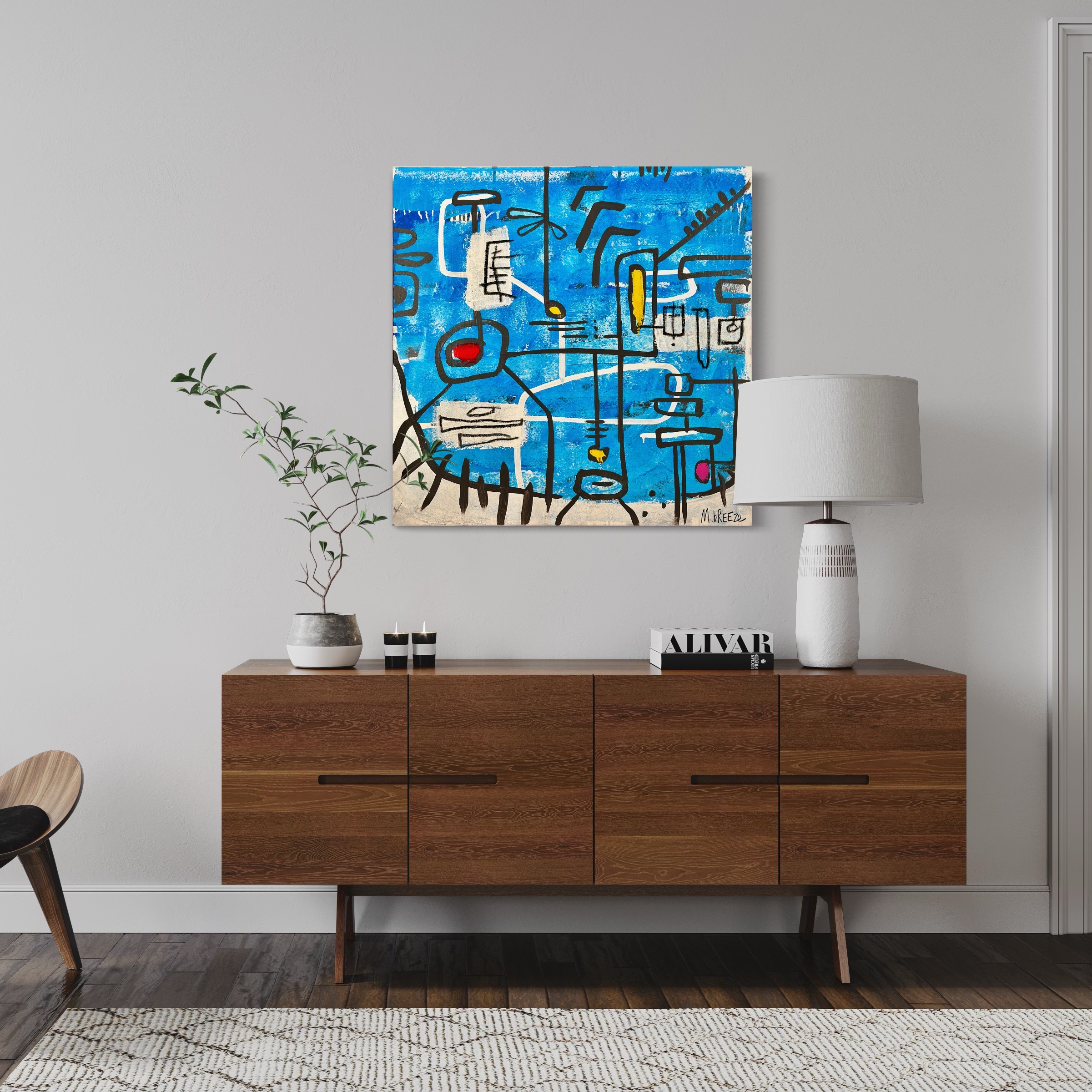 Martin Breeze Blue Raincoat Insitu 3