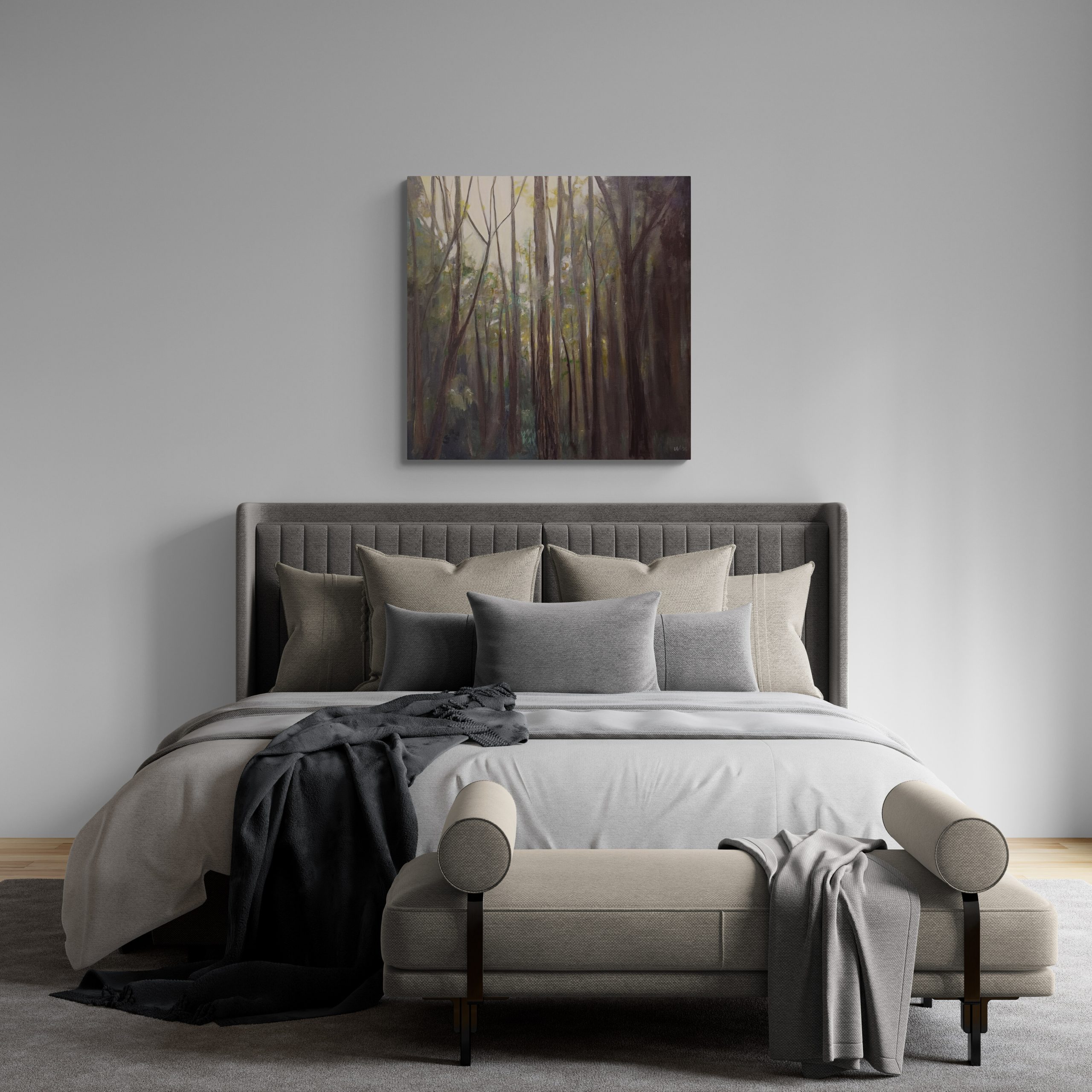 Modern Bedroom With Sofa Bench