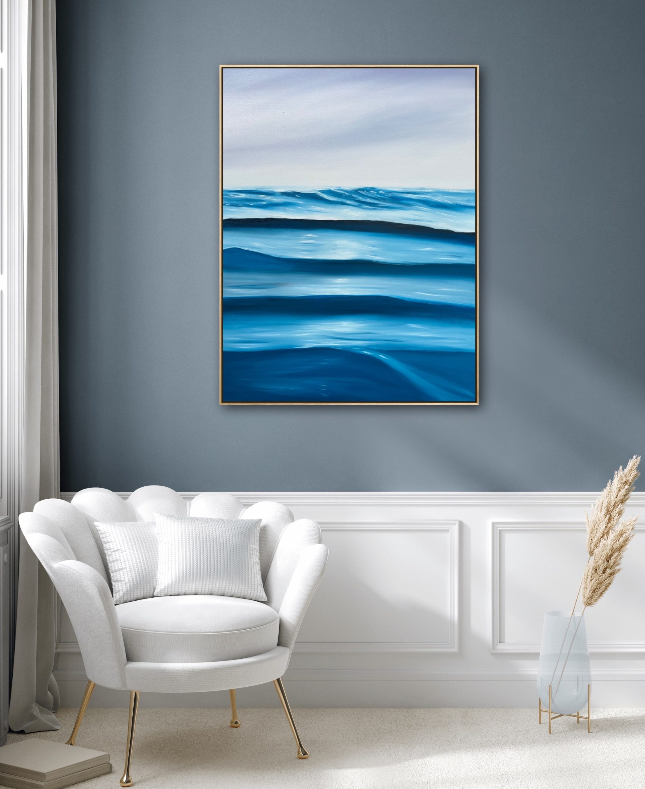 Alanah Jarvis Ocean Art Monochrome Interior