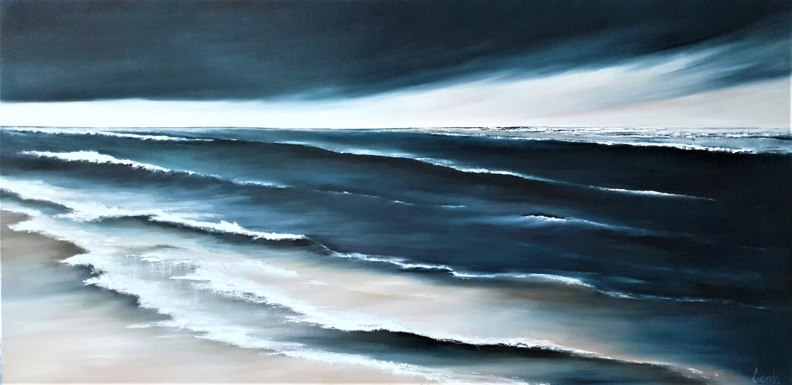 On The Breakwater Lucinda Leveille Art