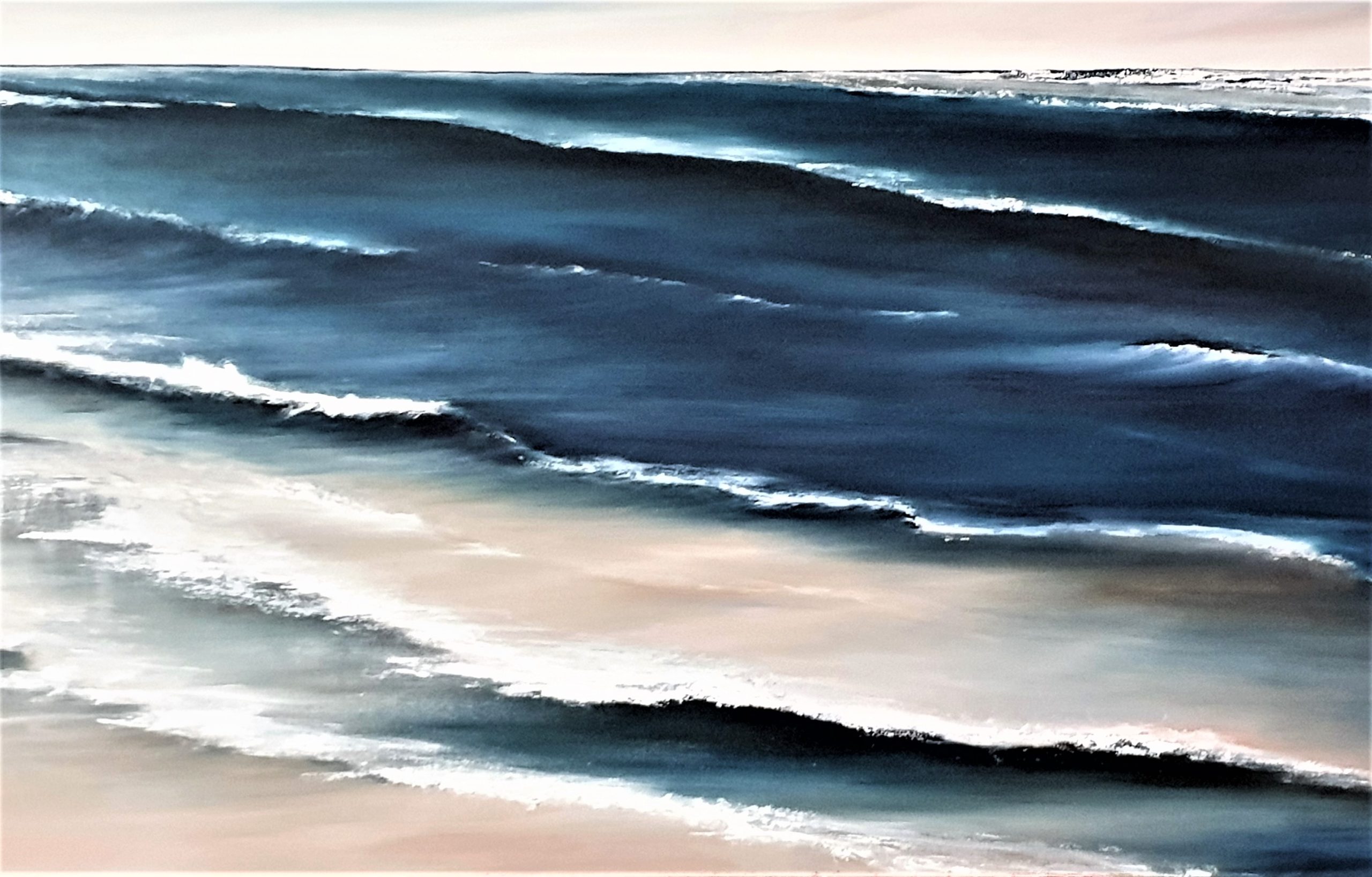 On The Breakwater Lucinda Leveille Art 1