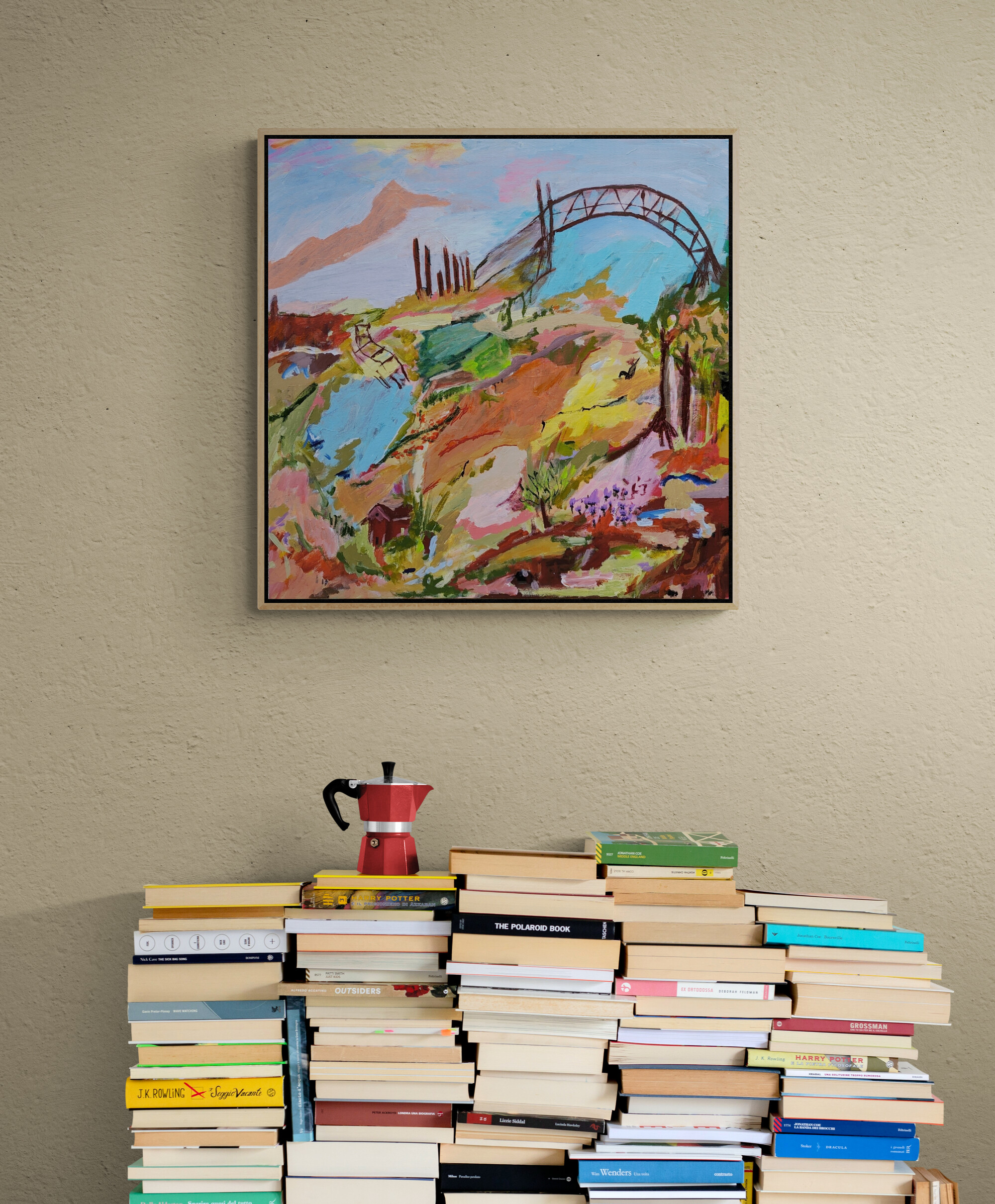 Coffee Pot On Stack Of Books (17)