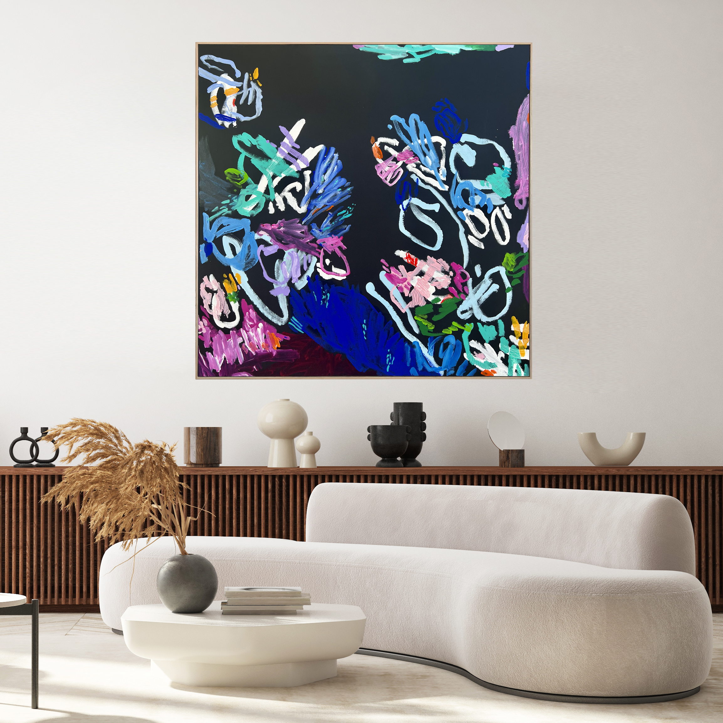 Neon Hideaway Rebecca Koerting Australian Contemporary Abstr