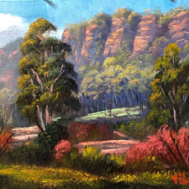 2022p3 Near Glen Davis Plein Air Creating An Oasis Mood And Connection With Landscape Art