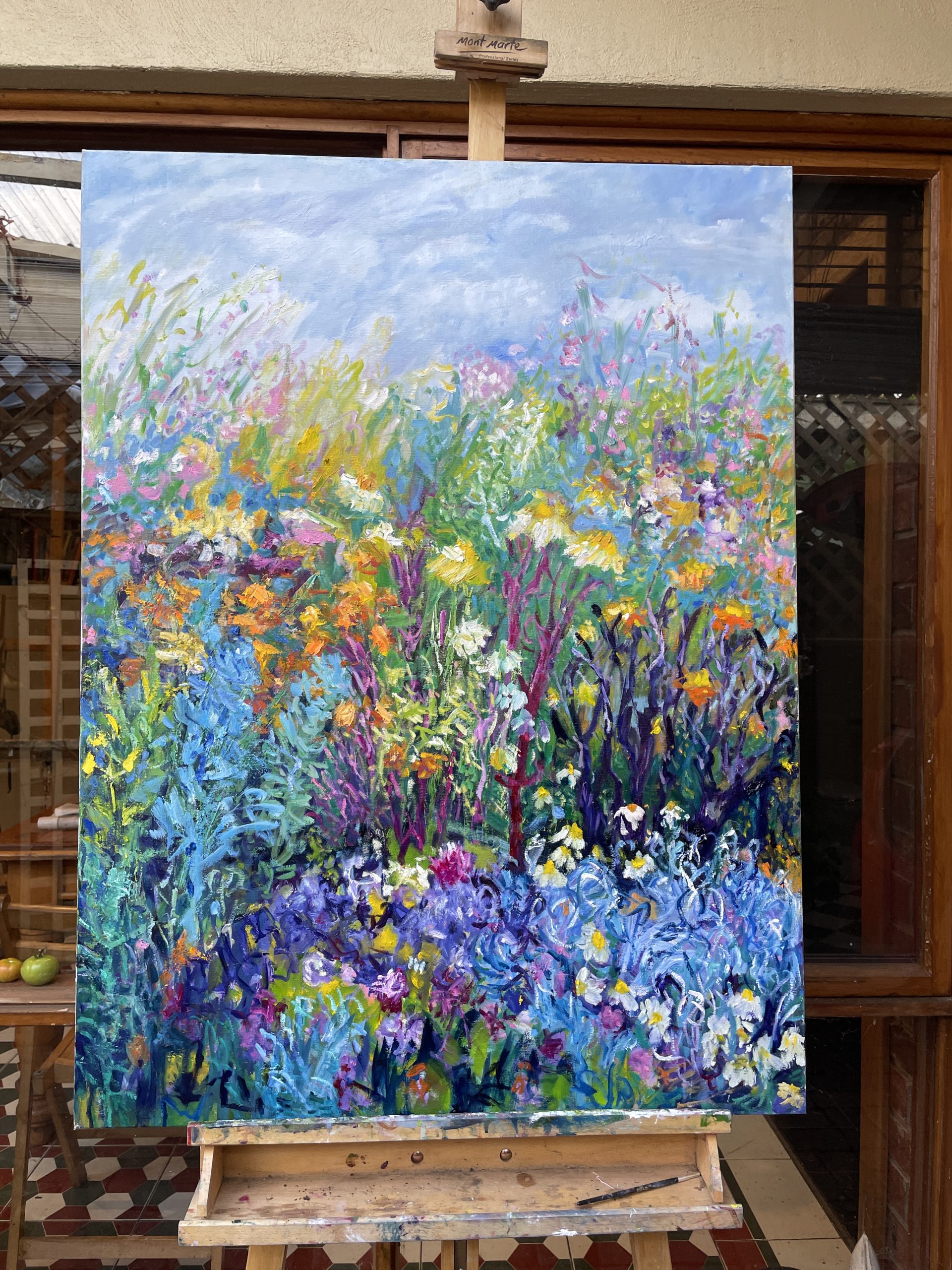 Daisies In The Garden Studio View