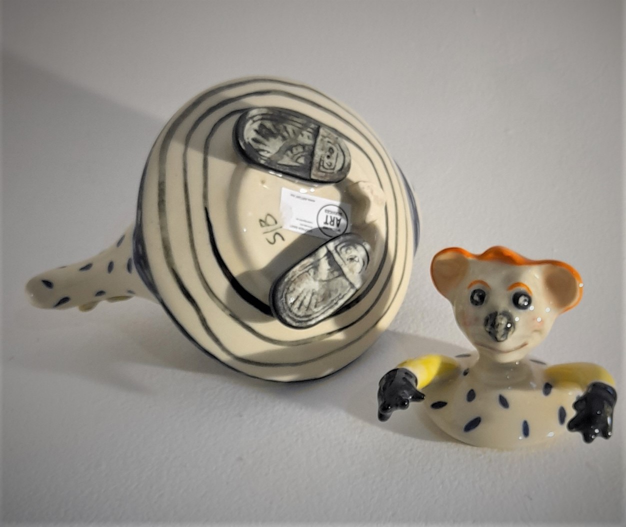 Stephen Baxter Koala Tea Pot Orange 4 (2)